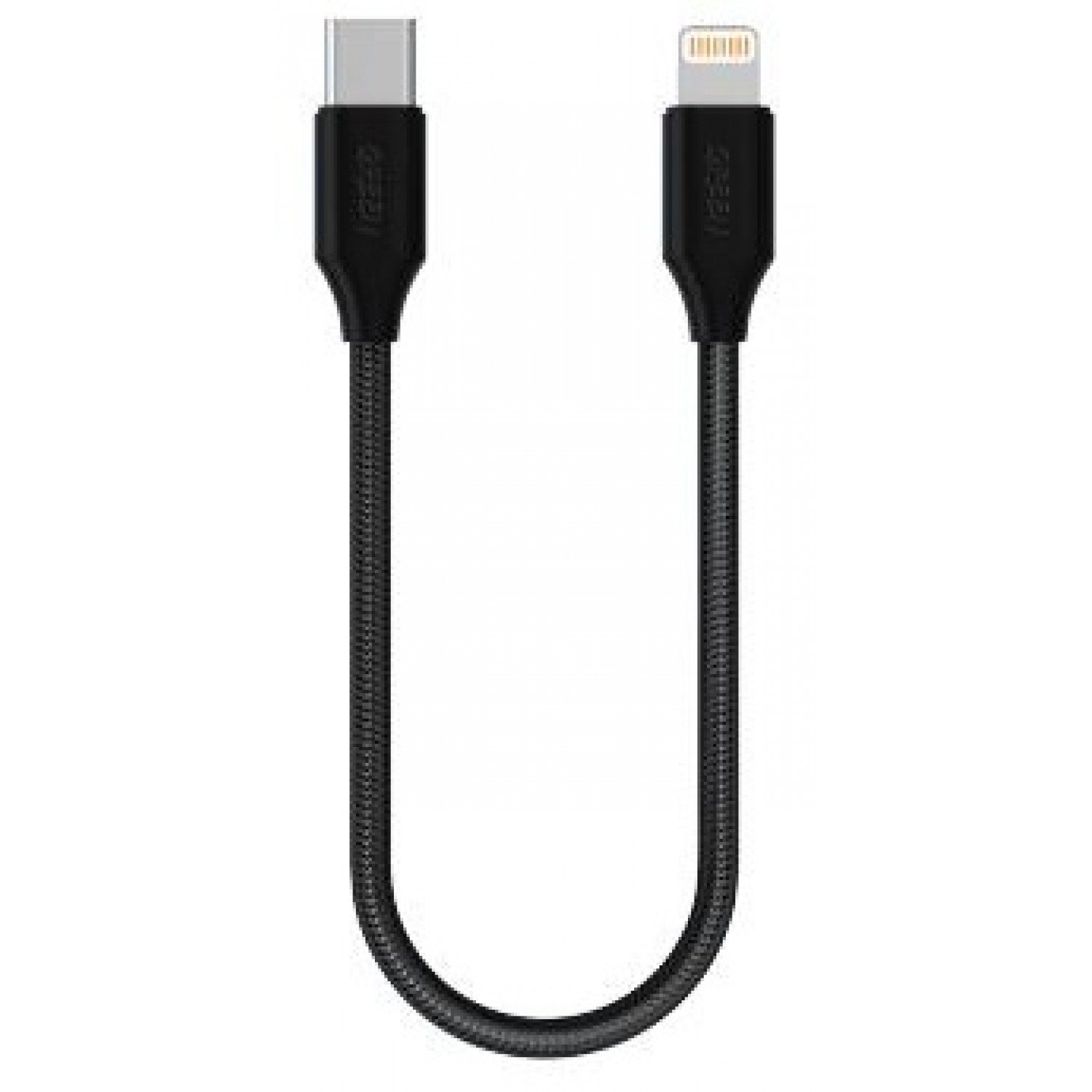 Green Braided Type-C To Lightning Cable 30cm — image 2