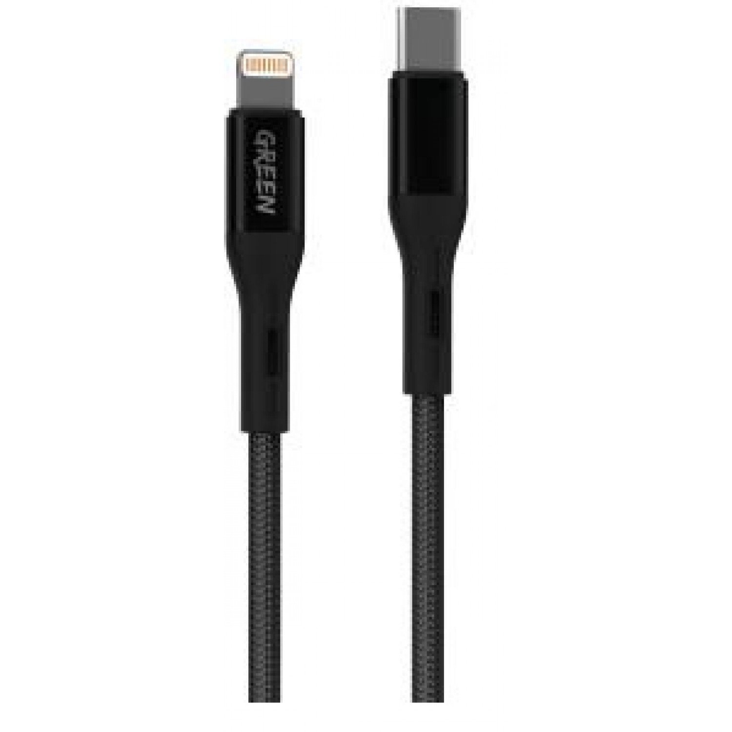 Green Braided Type-C To Lightning Cable 30cm — image 3
