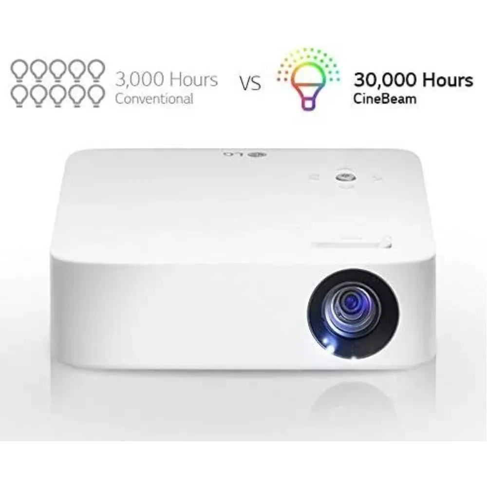 LG Electronics PH30N Portable CineBeam Projector with Connectivity Bluetooth sound Built-in Battery and Screen Share — image 1