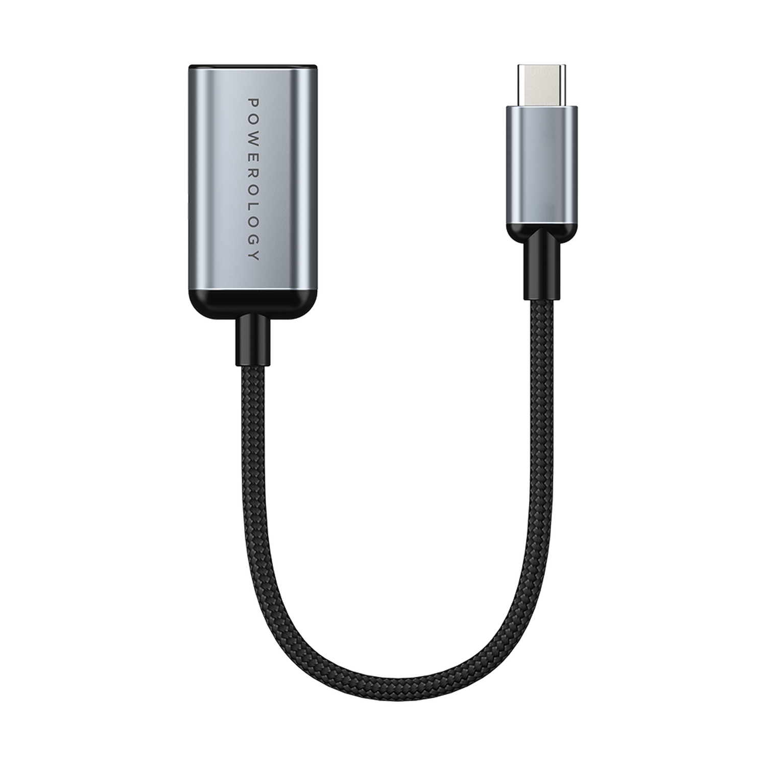 Powerology Braided Type-C To HDMI Short Cable 4k 60hz UHD & HDR Video USB-C To Hdmi Cable Adapter — image 2
