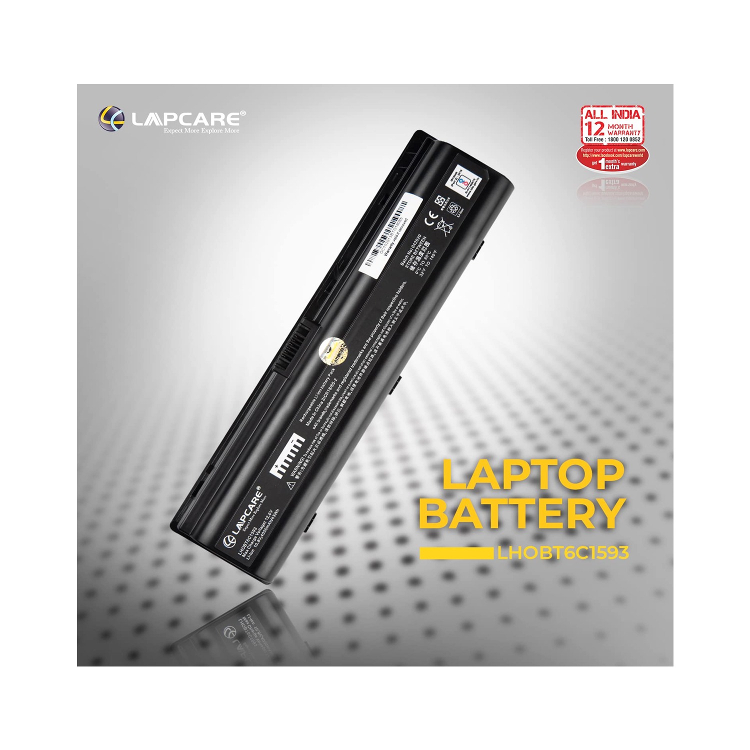 HP DV2000 Laptop Battery — image 4