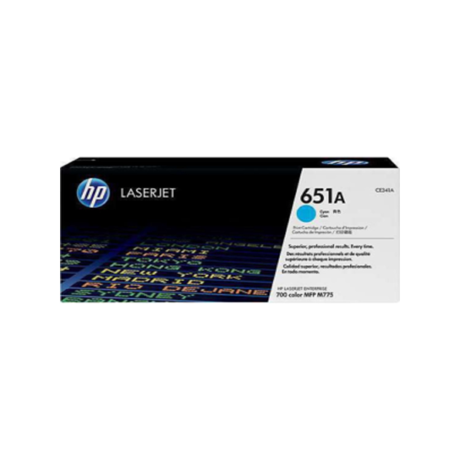 HP 651A Cyan LaserJet Toner Cartridge | CE341A — image 1