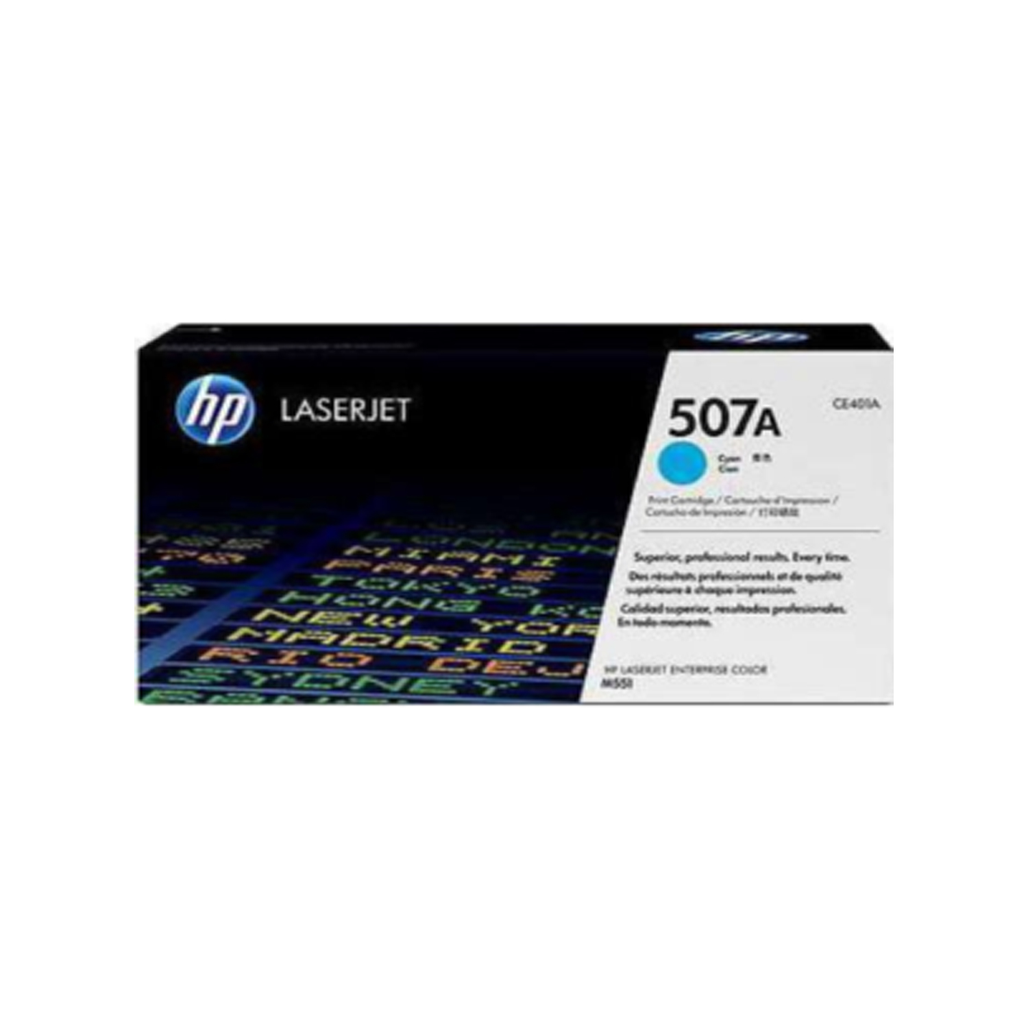HP 507A Cyan LaserJet Toner Cartridge | CE401A — image 1