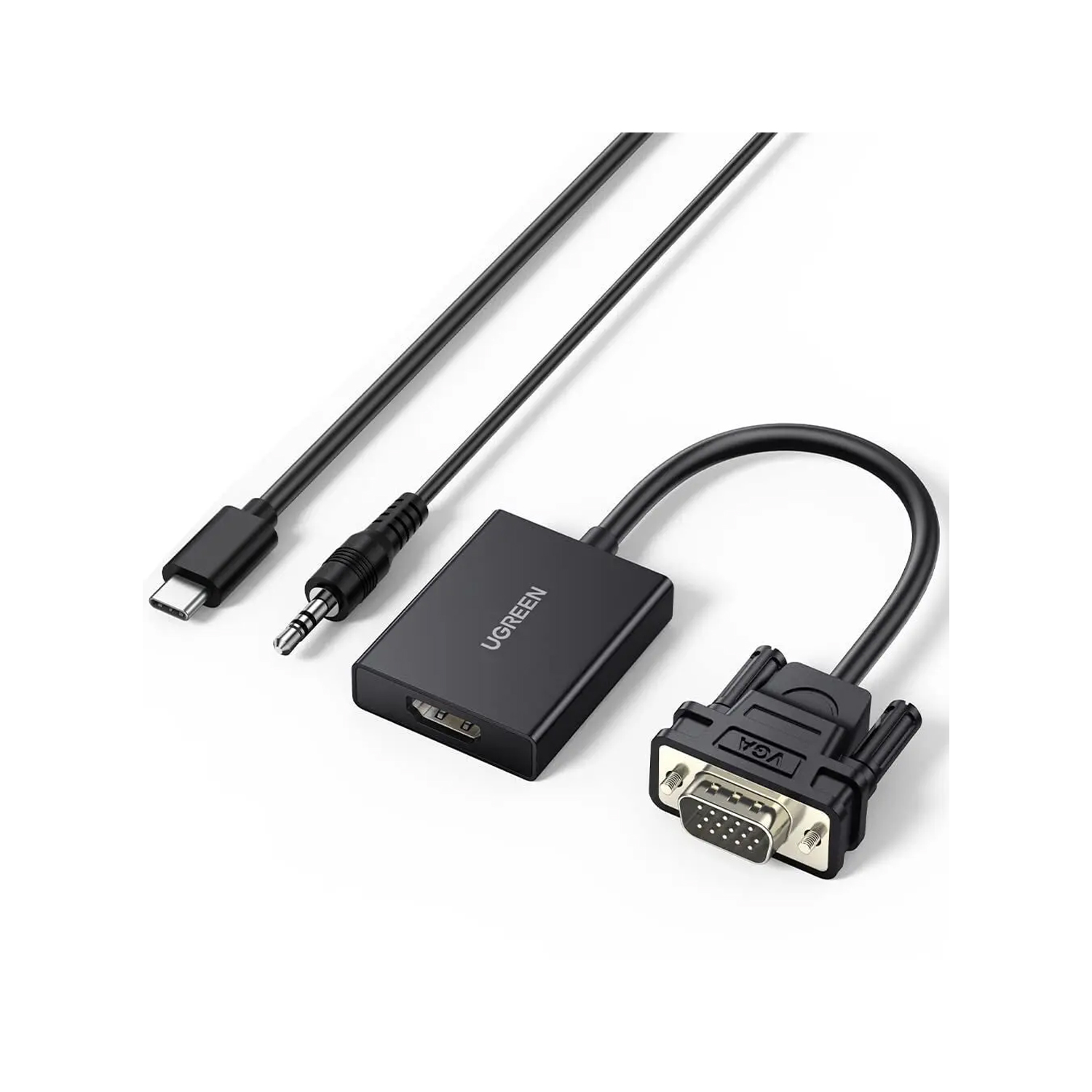 Ugreen Cable Adapter Cable VGA (Male) - HDMI (Female) 0.15M Black (CM513) — image 3