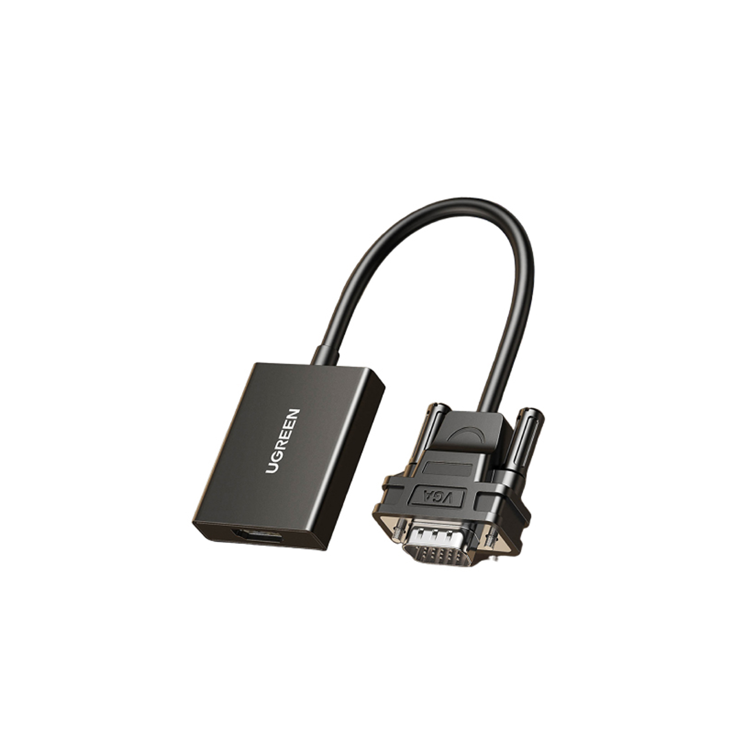 Ugreen Cable Adapter Cable VGA (Male) - HDMI (Female) 0.15M Black (CM513) — image 2