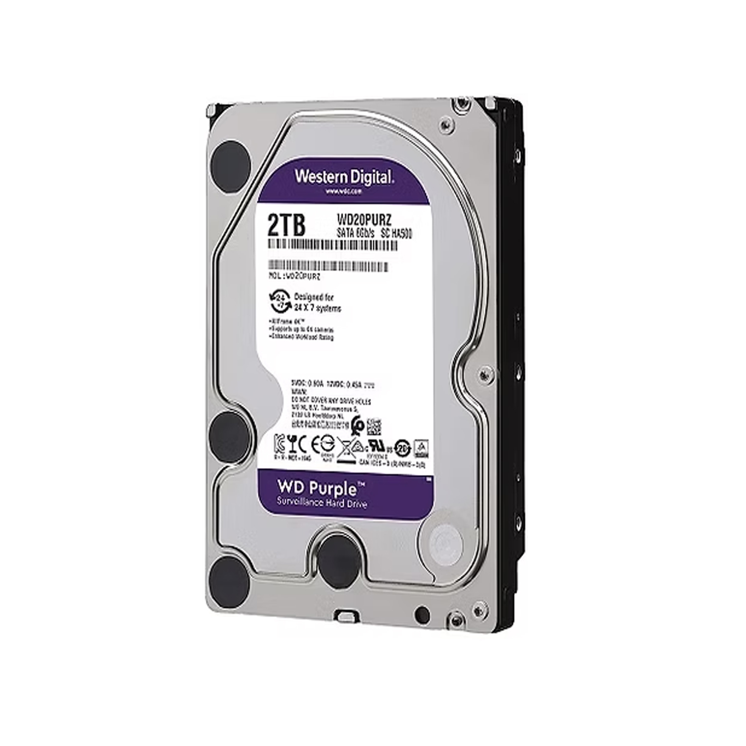 WD 2TB Purple 64MB SATA 6Gb/s — image 2