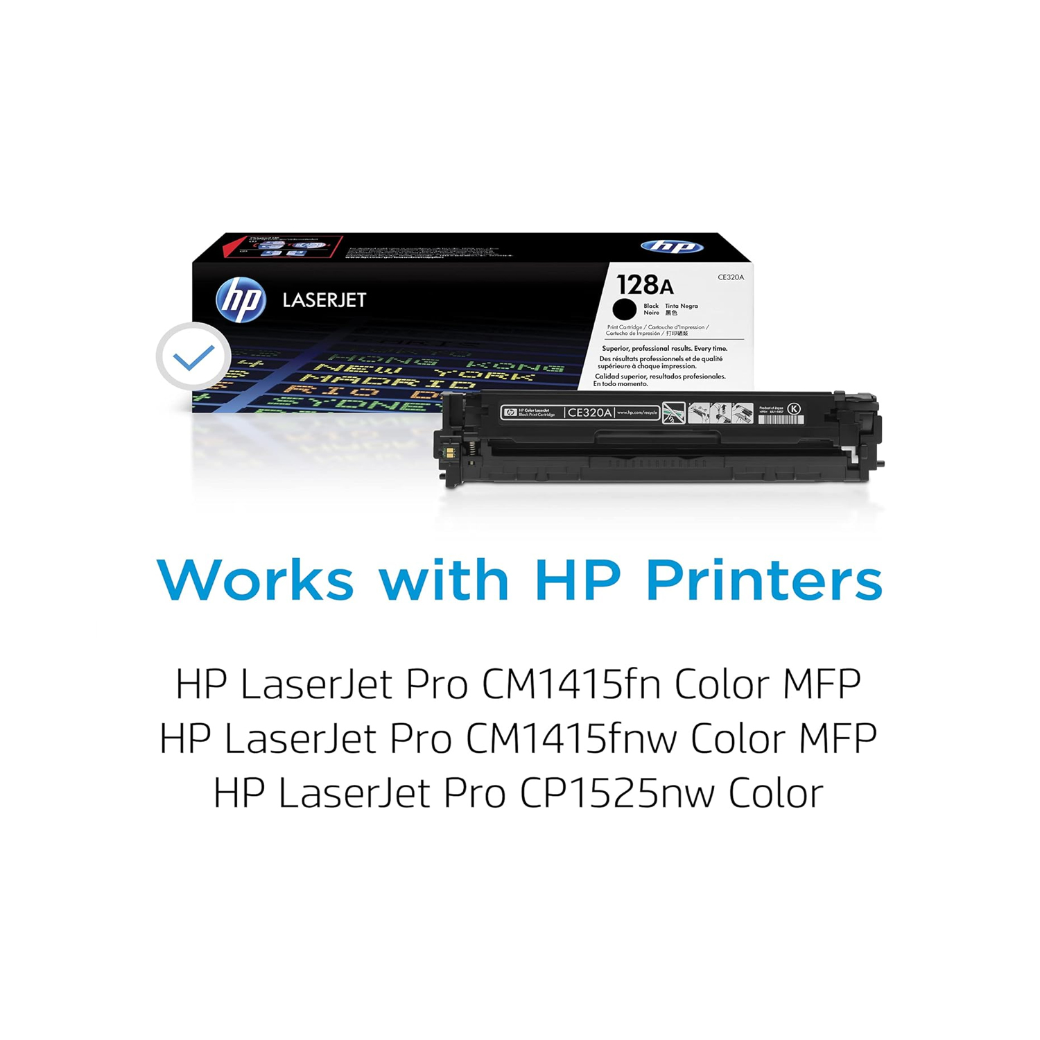 HP 128A Black jet Toner Cartridge | CE320A — image 4
