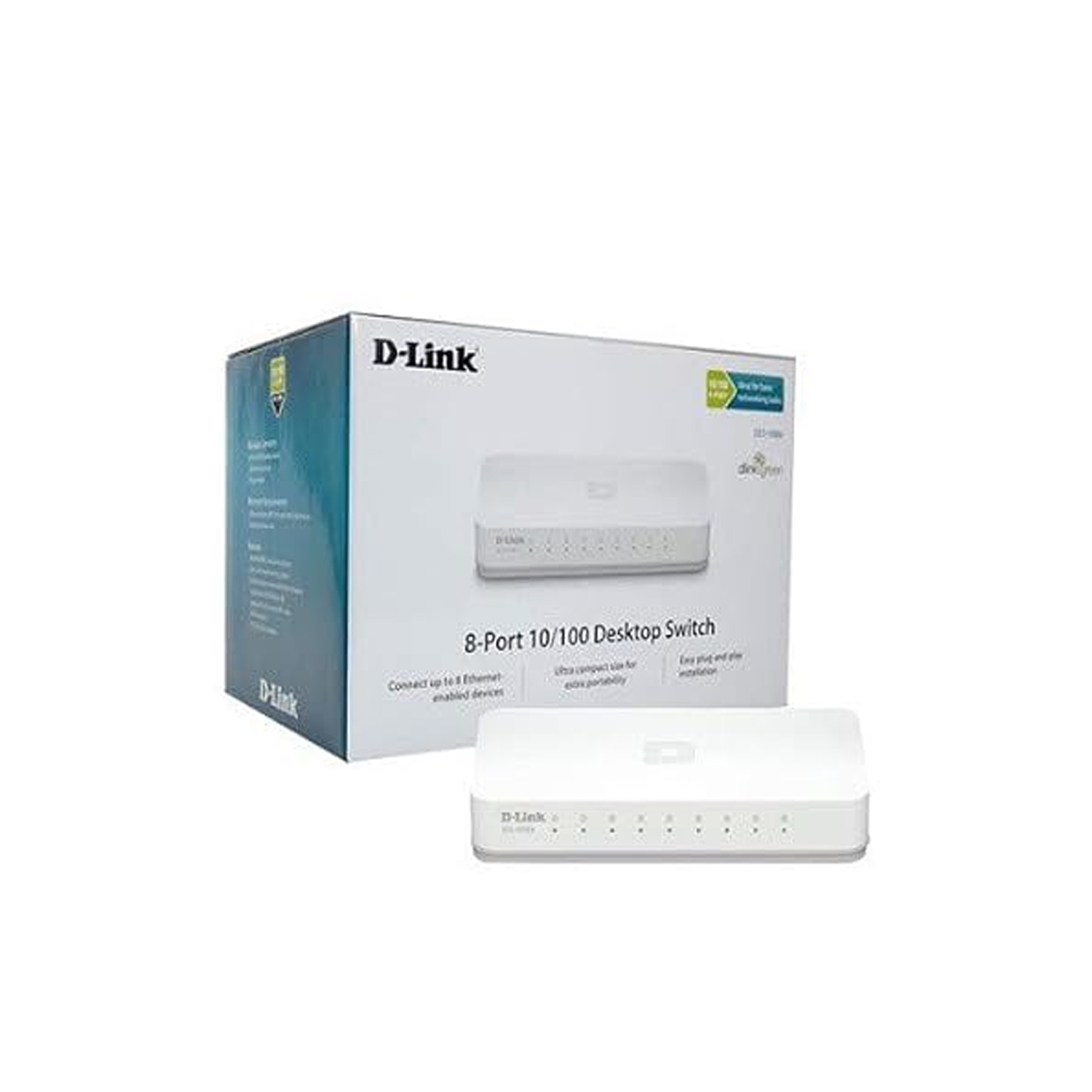 D Link 8 Port 10/100  Deskstop Switch DES 1008A — image 4