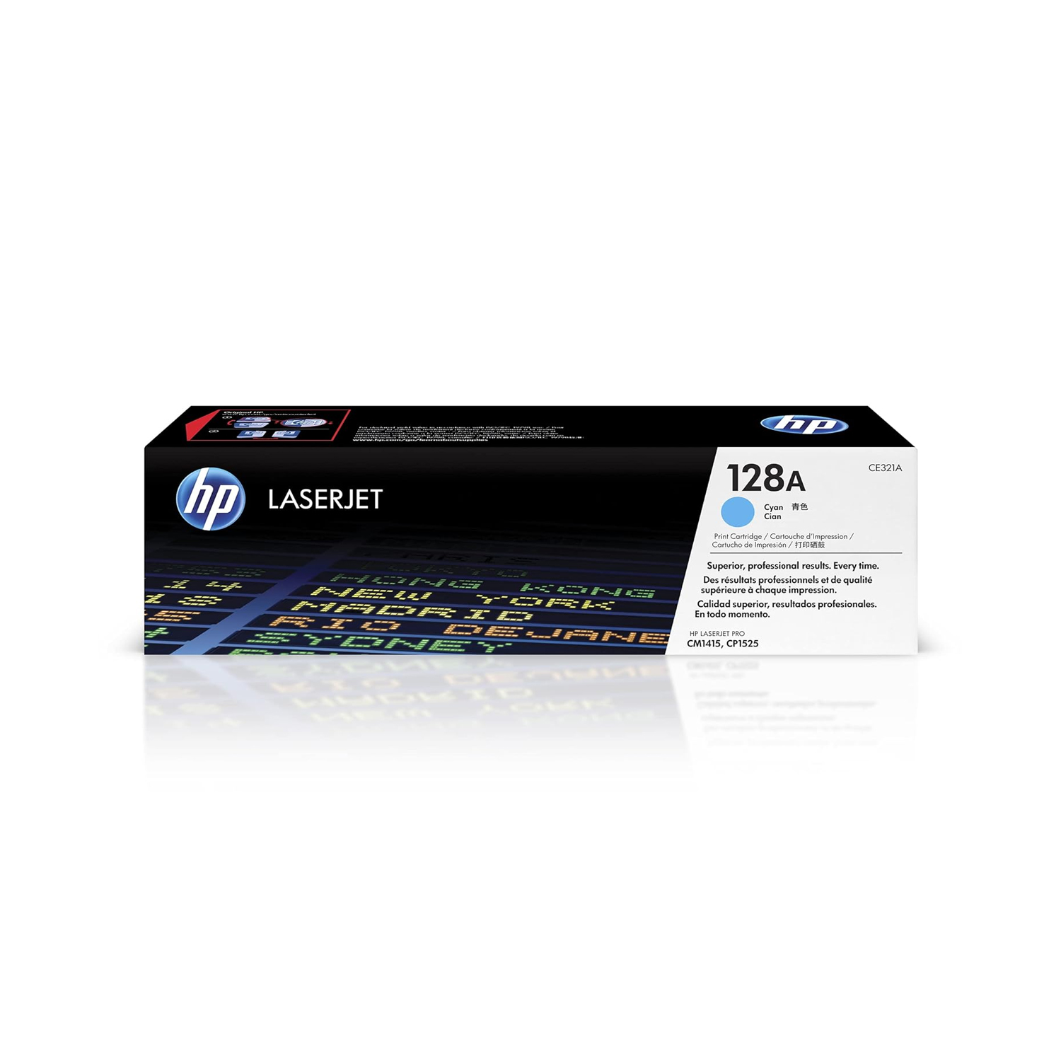 HP 128A Cyan LaserJet Toner Cartridge | CE321A — image 3