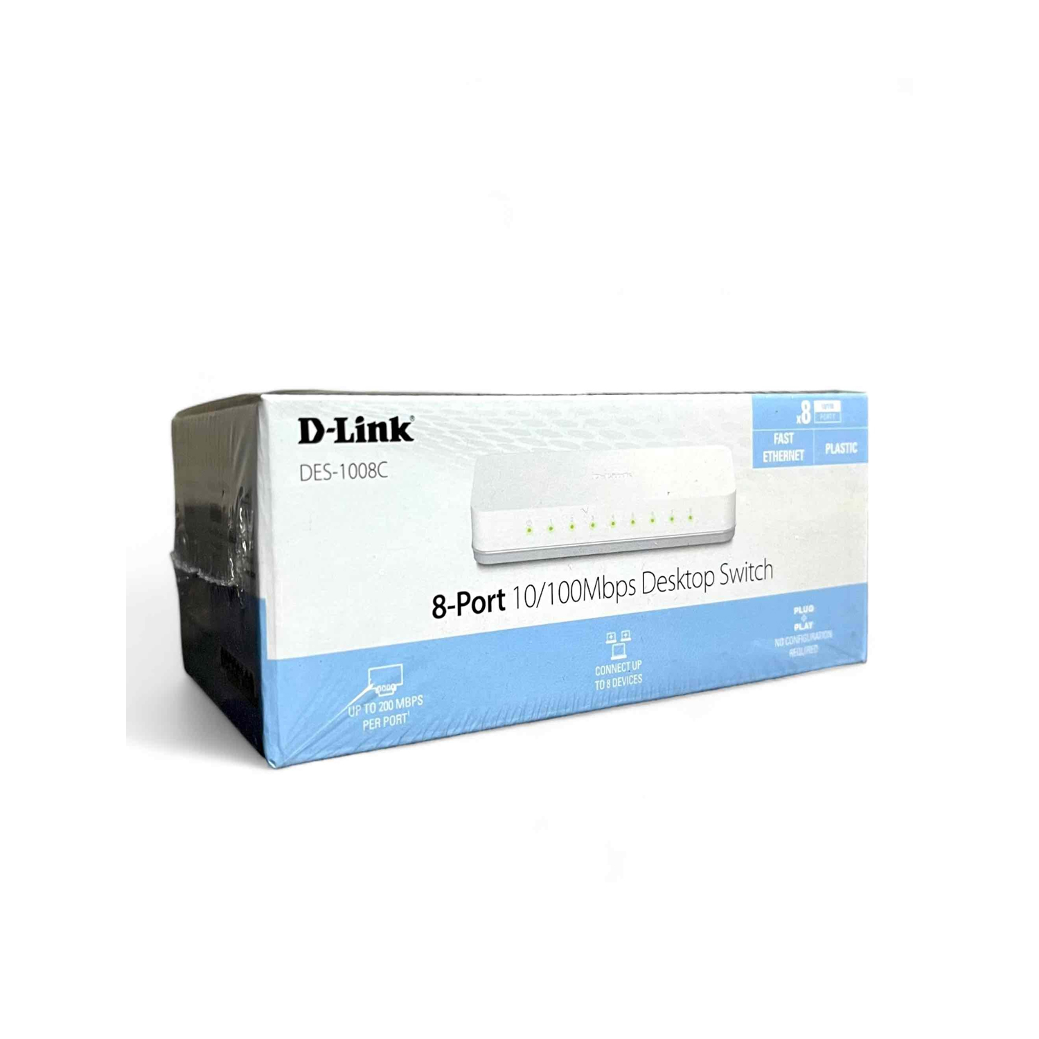 D Link 8 Port 10/100  Deskstop Switch DES 1008A — image 3