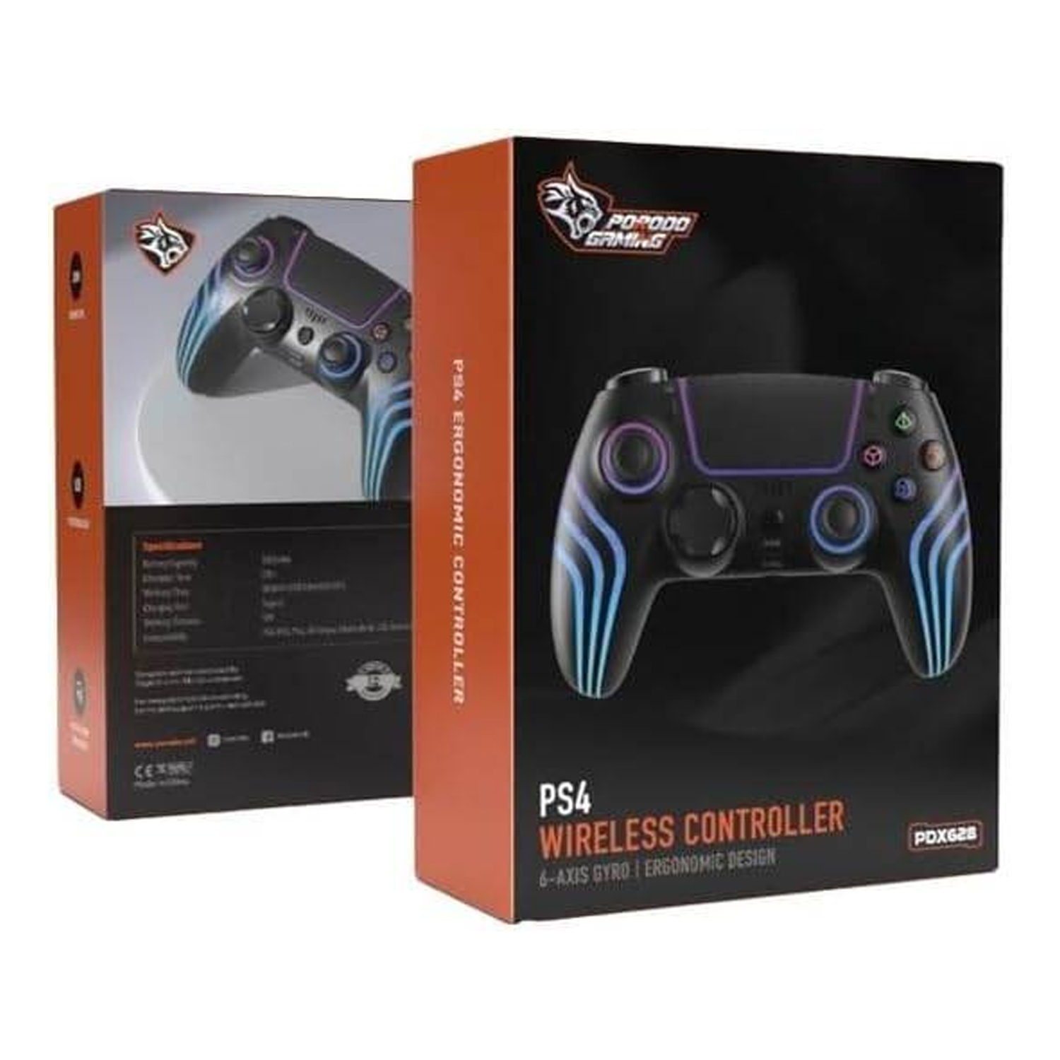 Porodo Gaming PS4 Wireless Controller Ergonomic Design — image 2