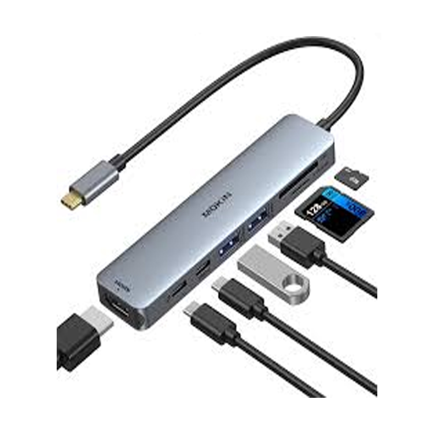 Choetech 7 In 1 USB C Multiport Adapter With 4K HDMI — image 3