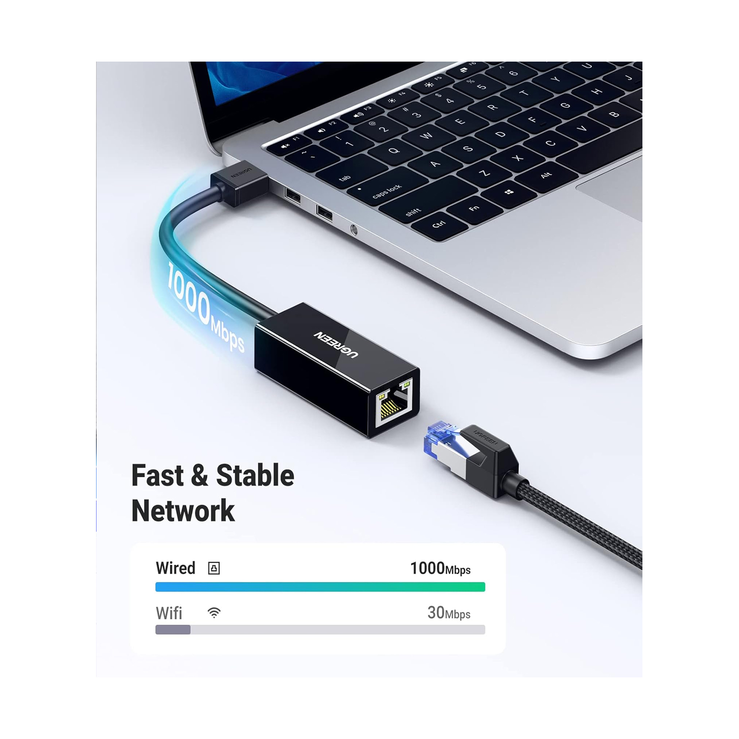 UGREEN CR111 USB 3.0 Gigabit Ethernet Adapter — image 4