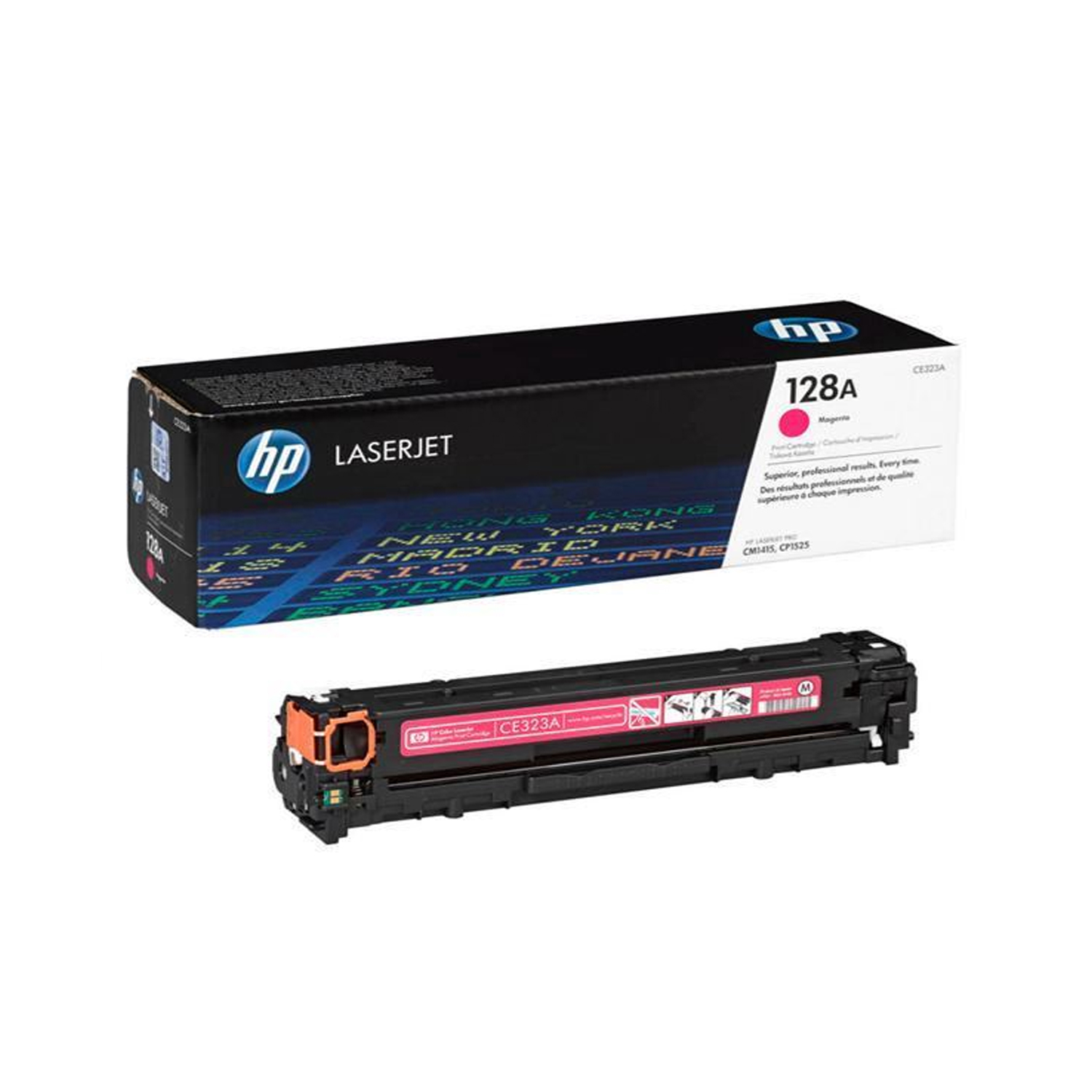 HP 128A Magenta LaserJet Toner Cartridge | CE323A — image 2