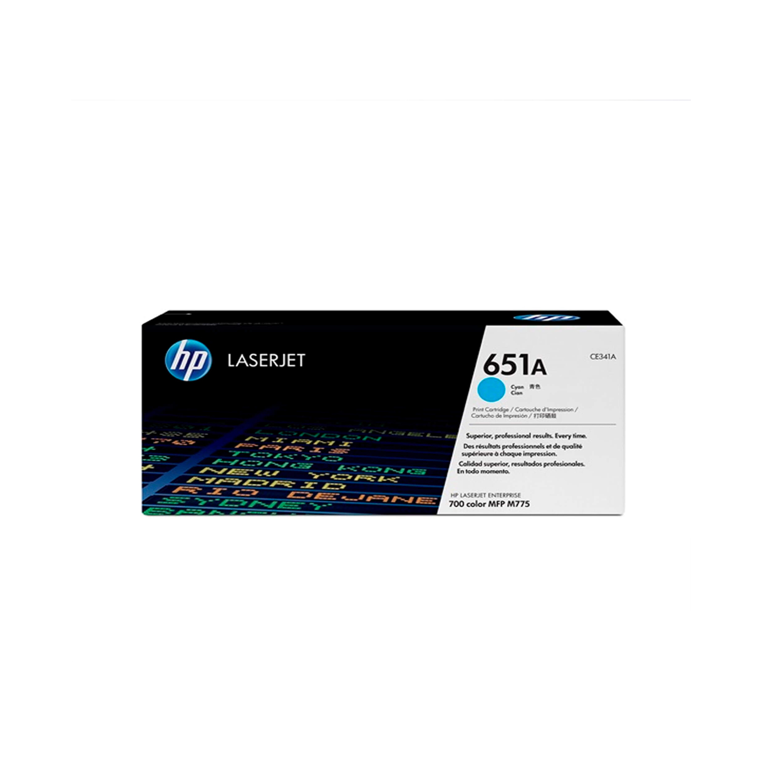 HP 651A Cyan LaserJet Toner Cartridge | CE341A — image 3