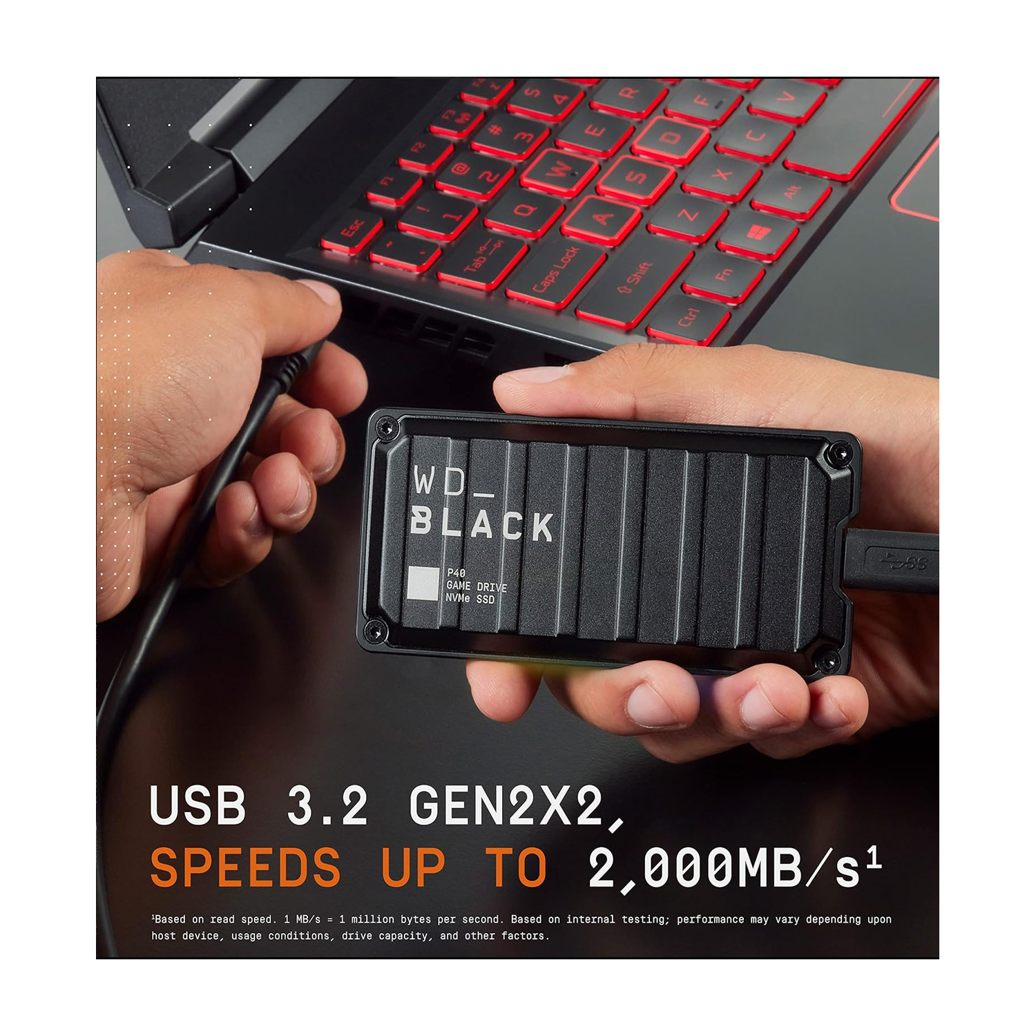 WD BLACK 1TB P40 Game Drive SSD — image 2
