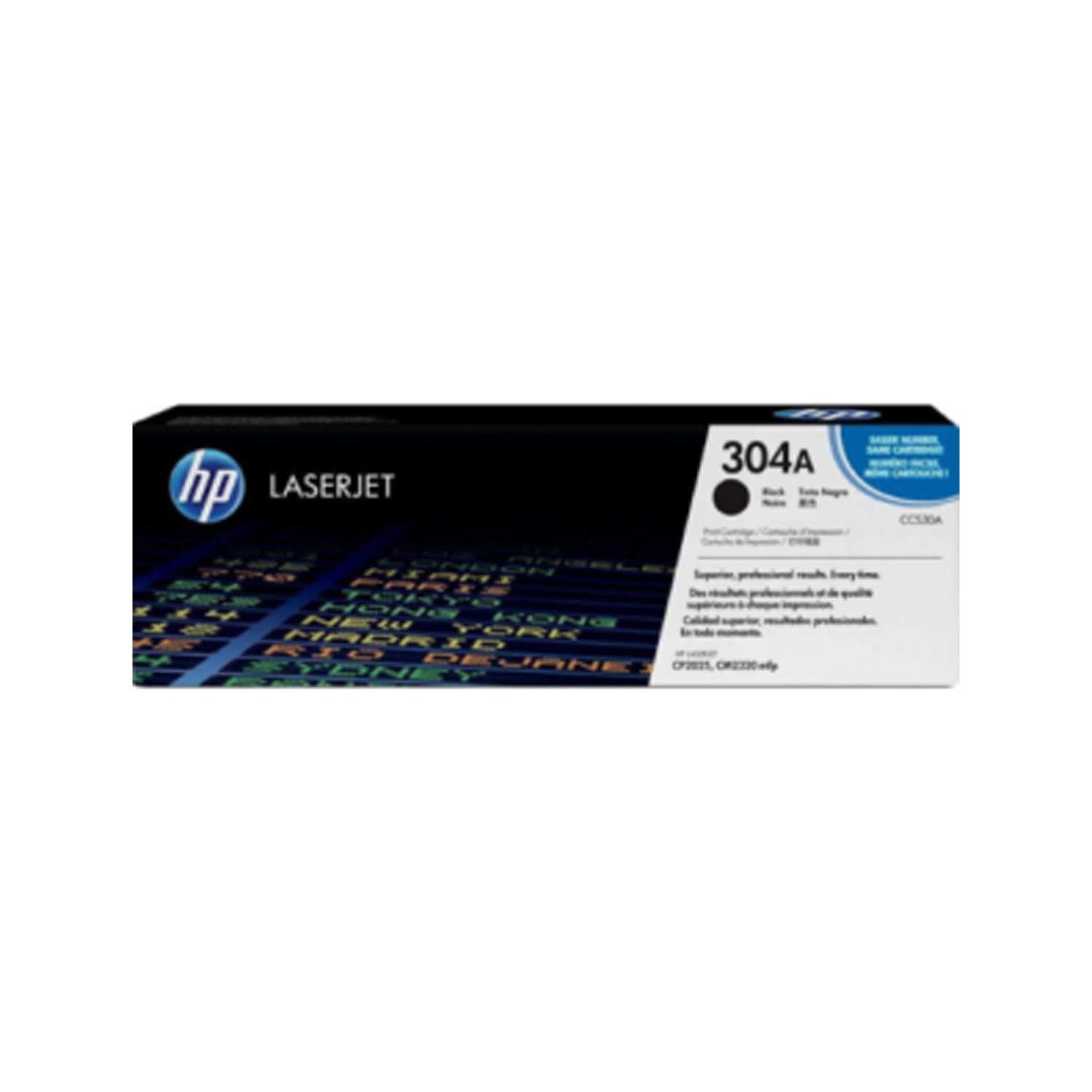 HP 304A Black LaserJet Toner Cartridge | CC530A — image 1