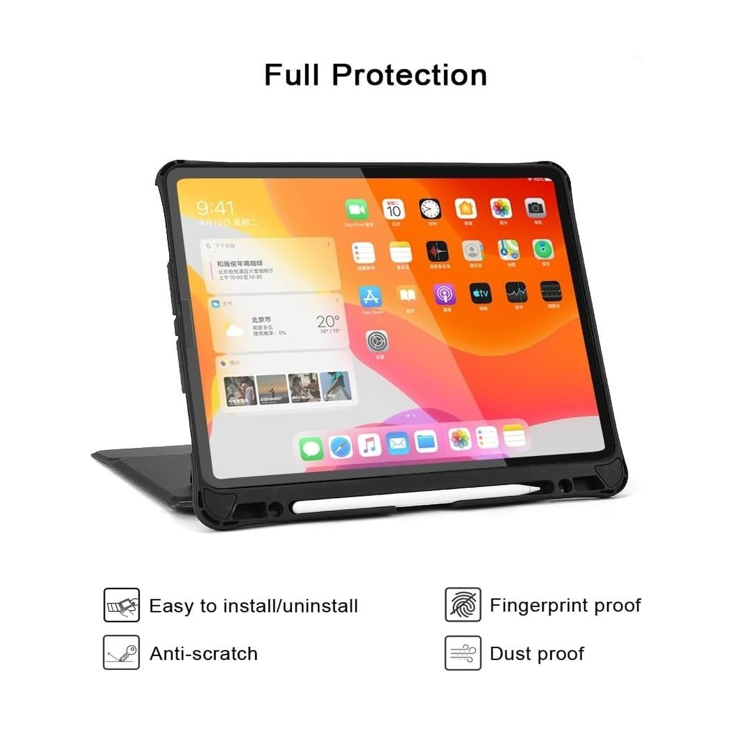 Choetech BH-012 Wireless Keyboard Case With Touchpad — image 2