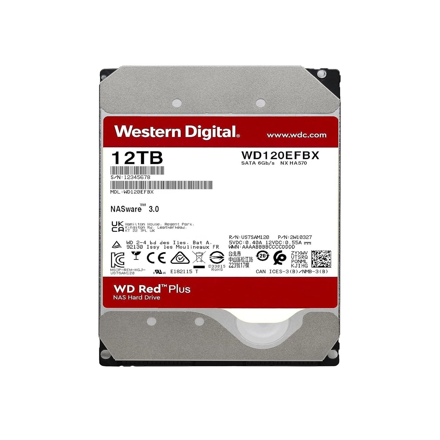 WD Red Plus 256MB SATA 6Gb/s NAS HDD – Reliable Storage — image 4