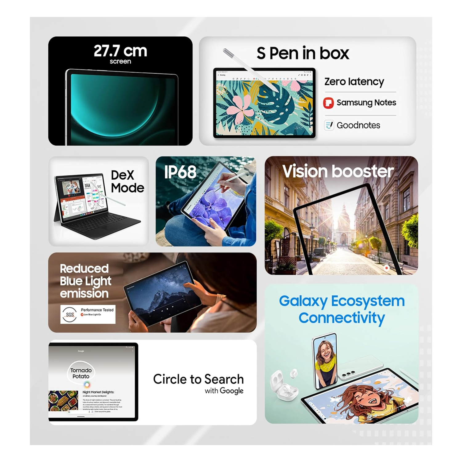 Samsung Galaxy Tab S9 FE 5G 6GB/128GB  10.9"Display — image 4