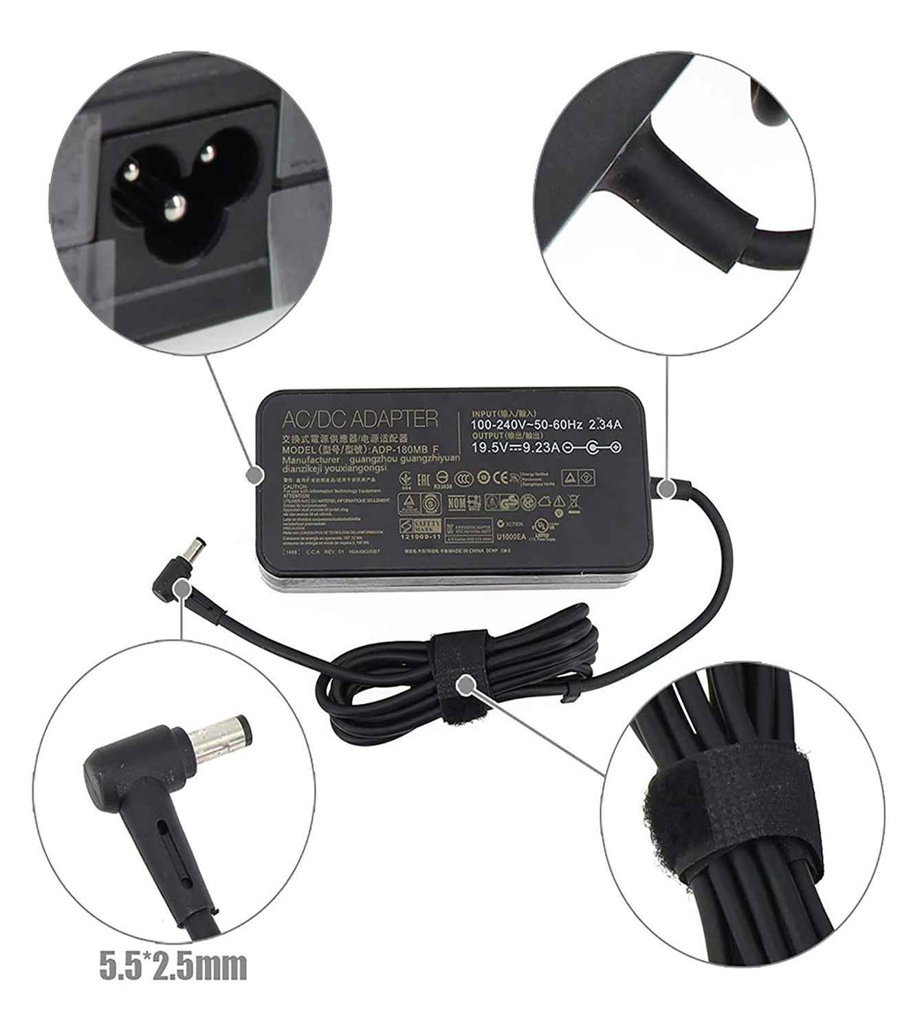 Asus 19.5V-9.23A Laptop Charger — image 4