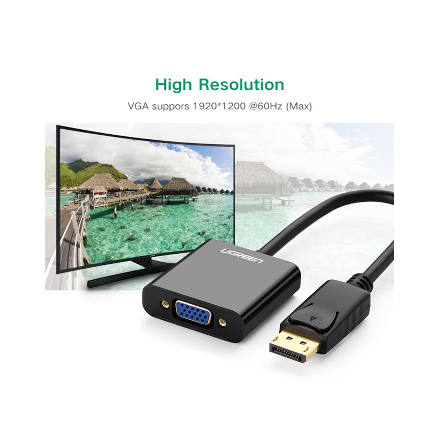 UGREEN Display Port To VGA Converter 20415 — image 3