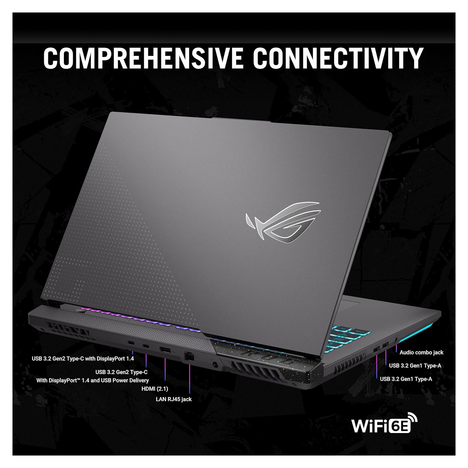Asus ROG Strix G17 G713RW-LL107W AMD RYZEN R9- 6900HX -3.3GHZ 16GB DDR5 RAM 1TB SSD NVMe, GeForce RTX 3070Ti 8GB, 17.3″ WQHD 240HZ Windows 11 Home — image 4