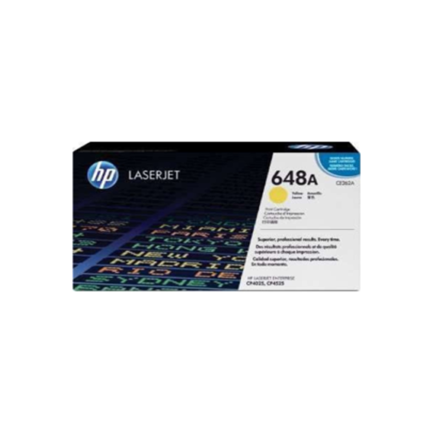HP 648A Yellow Original LaserJet Toner Cartridge | CE262A — image 1