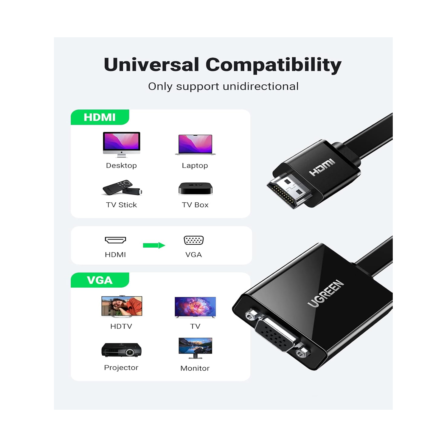 UGREEN HDMI TO VGA Converter With Audio — image 4