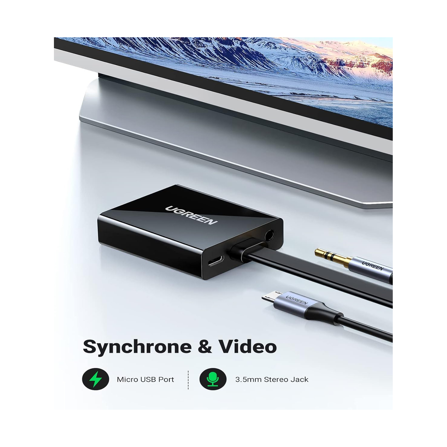 UGREEN HDMI TO VGA Converter With Audio — image 3