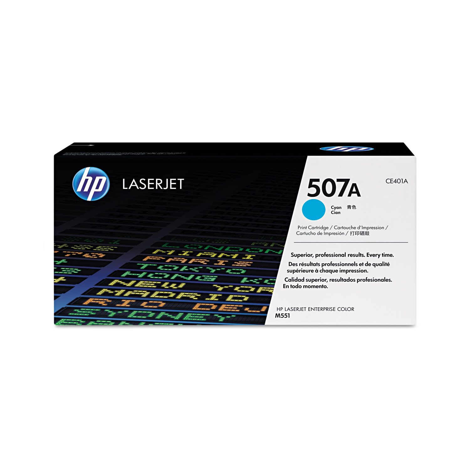 HP 507A Cyan LaserJet Toner Cartridge | CE401A — image 4