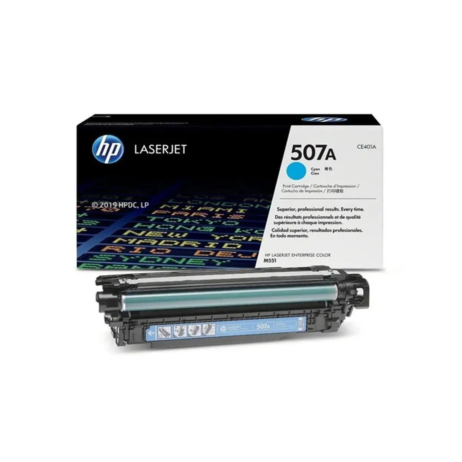 HP 507A Cyan LaserJet Toner Cartridge | CE401A — image 2