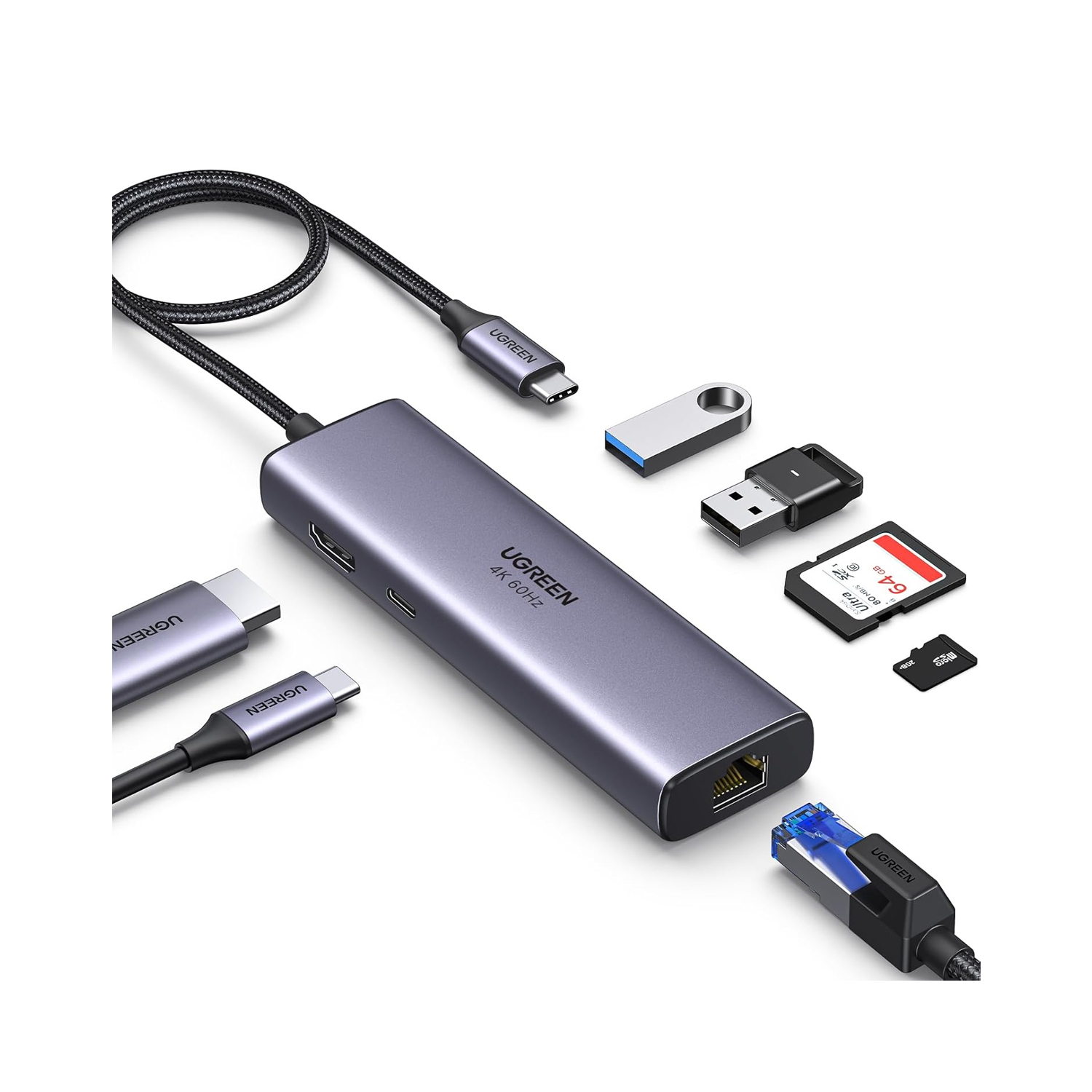 UGREEN 7 IN 1 USB-C Multifunction Adapter CM512 — image 3