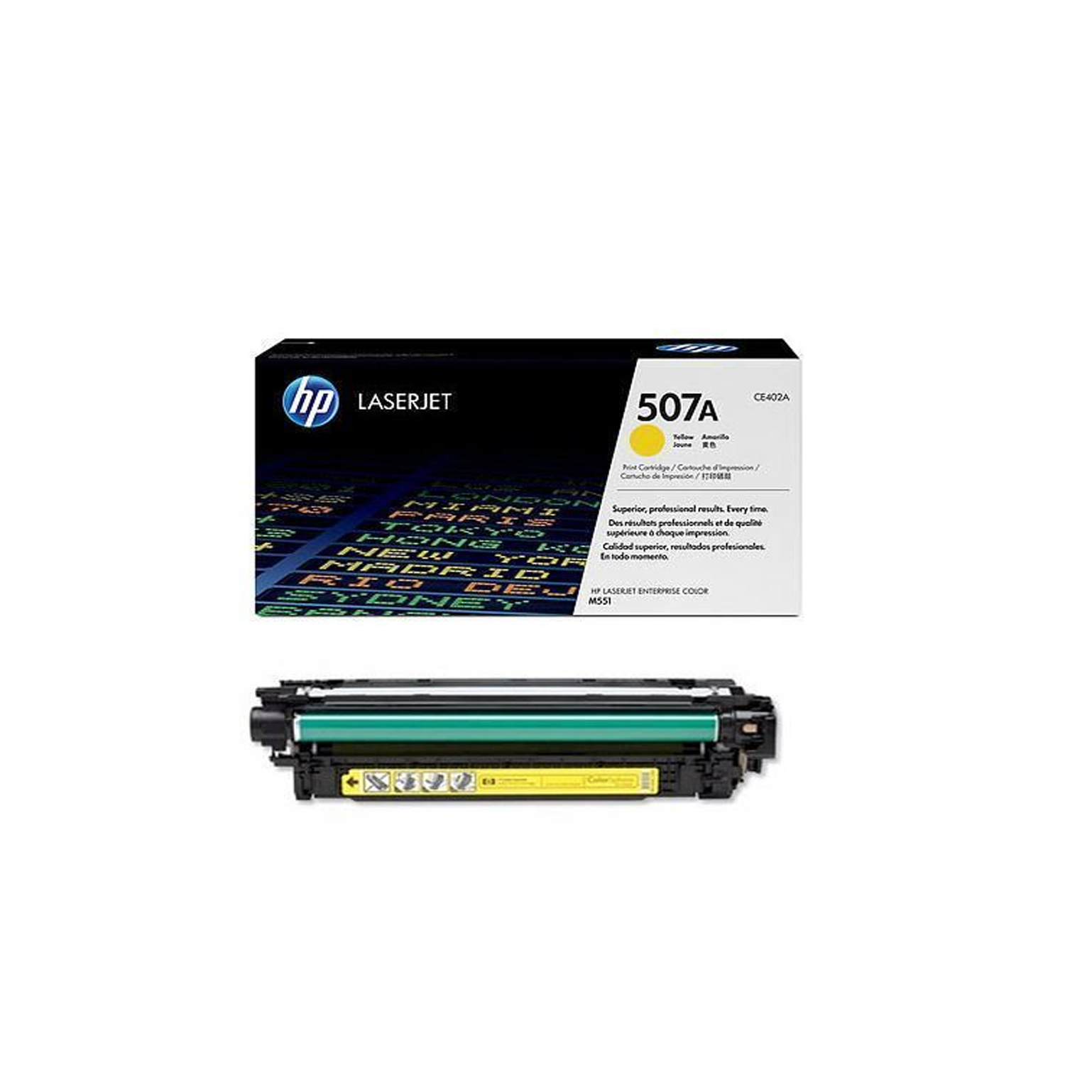 HP 507A Yellow LaserJet Toner Cartridge | CE402A — image 3