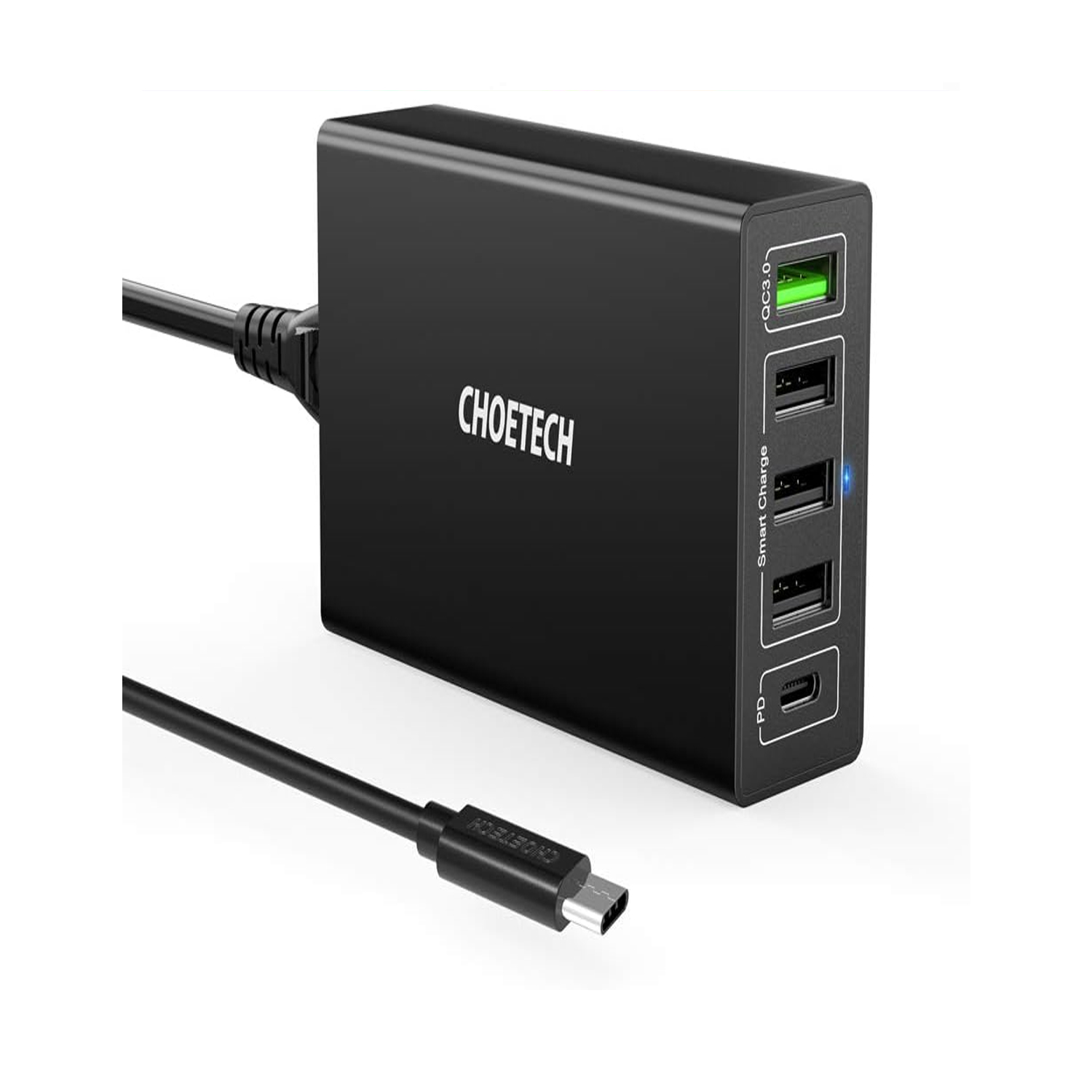 CHOETECH 5 Ports 60W Fast Power Delivery Quick Charger Q3-4U2Q — image 2
