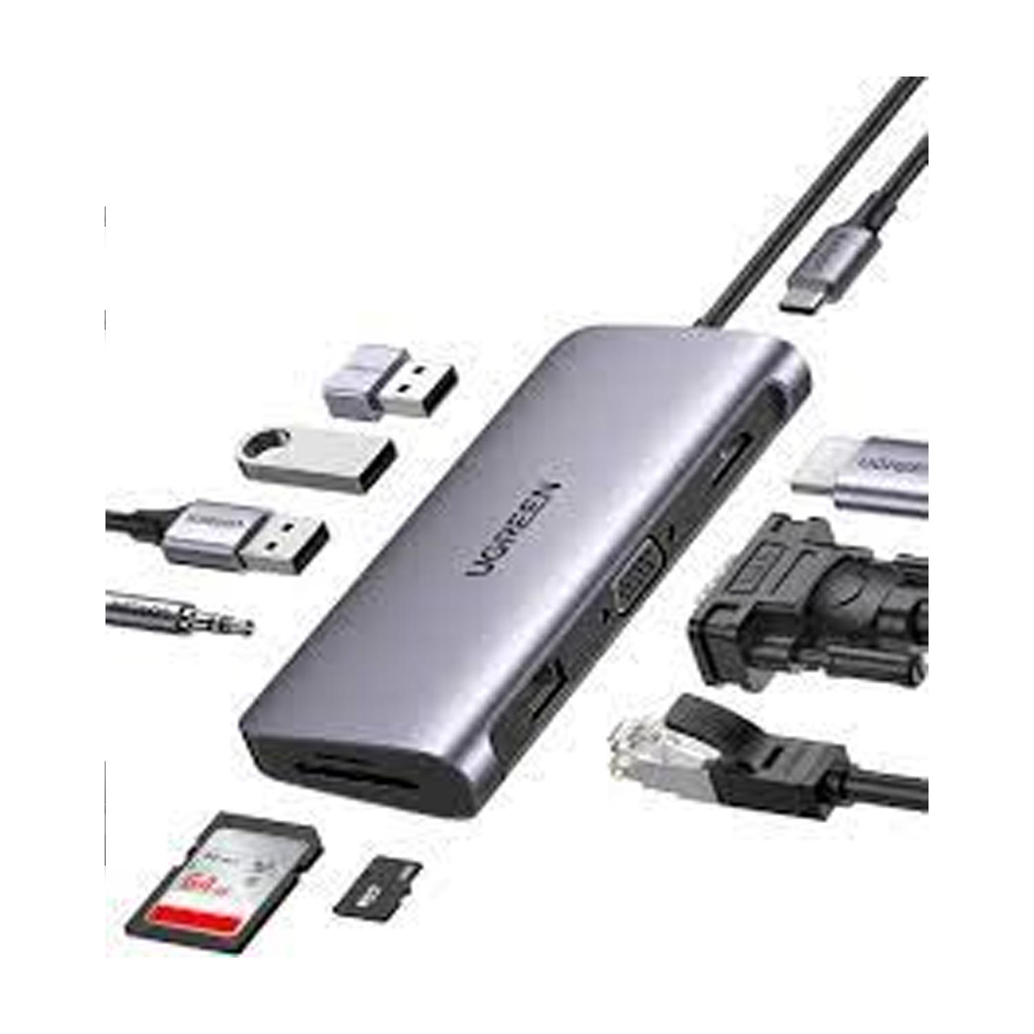 UGREEN USB -C 9 IN 1 Multifunctional Adapter — image 3
