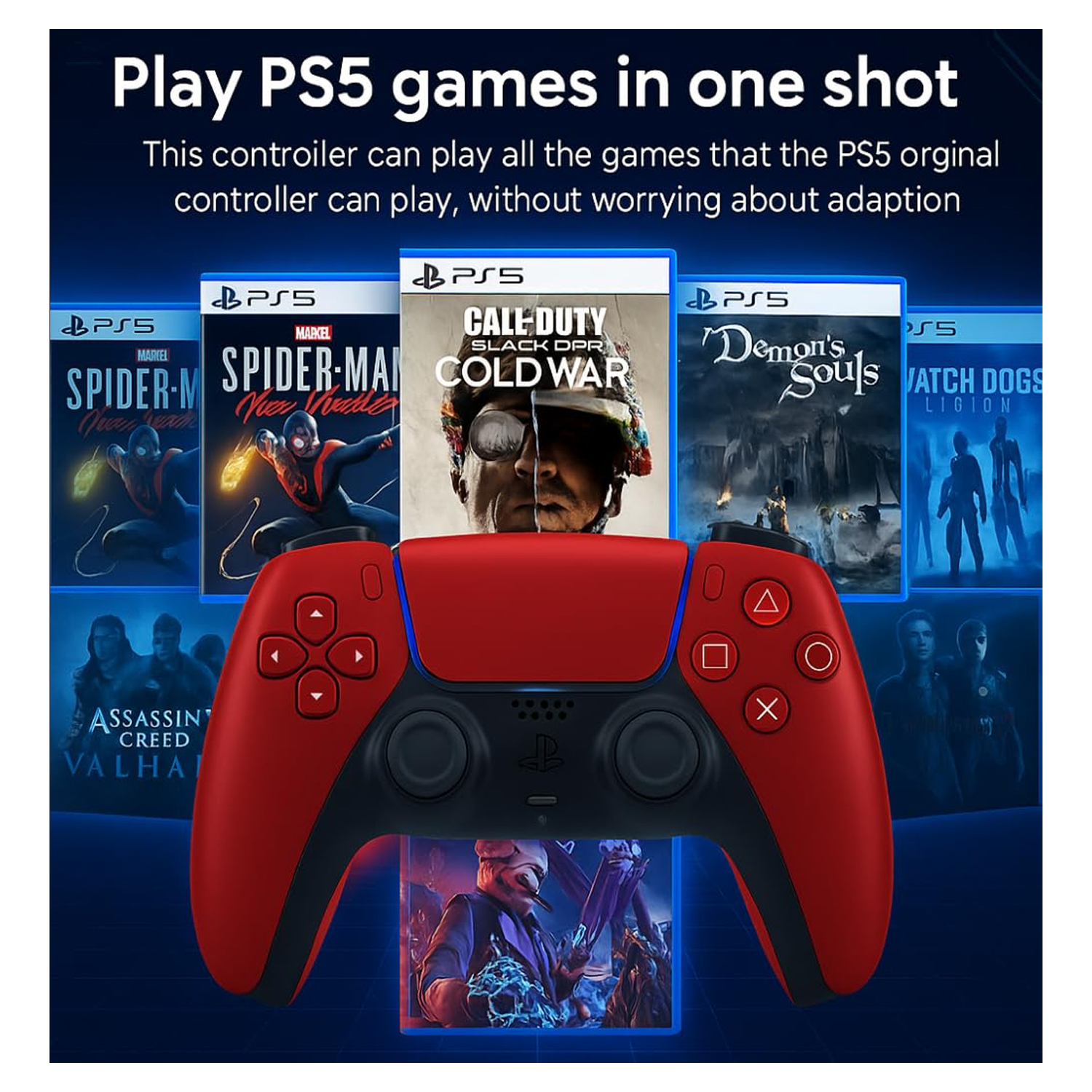 PlayX Wireless Controller for PS4/PS5/PC — image 3