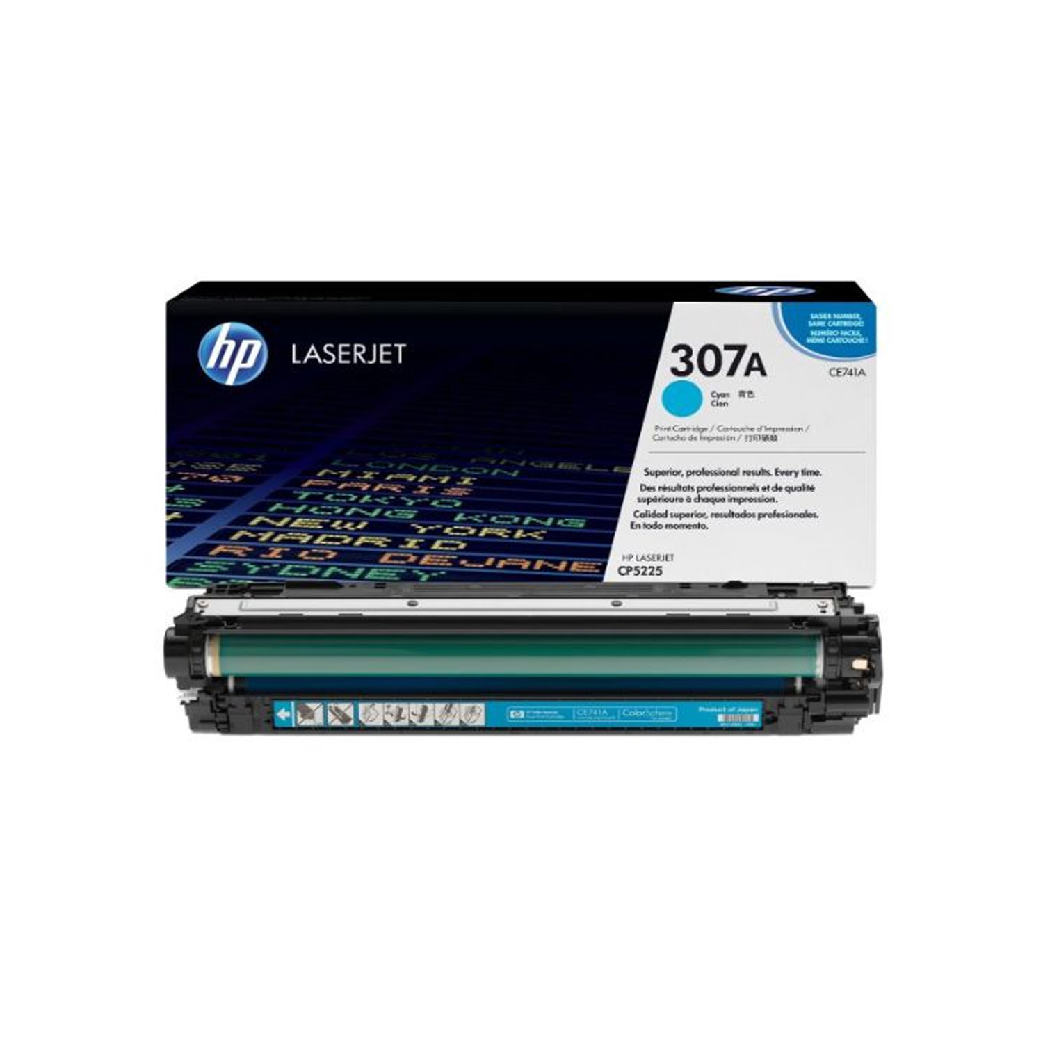 HP Color 307A Cyan LaserJet Print Cartridge | CE741A — image 2