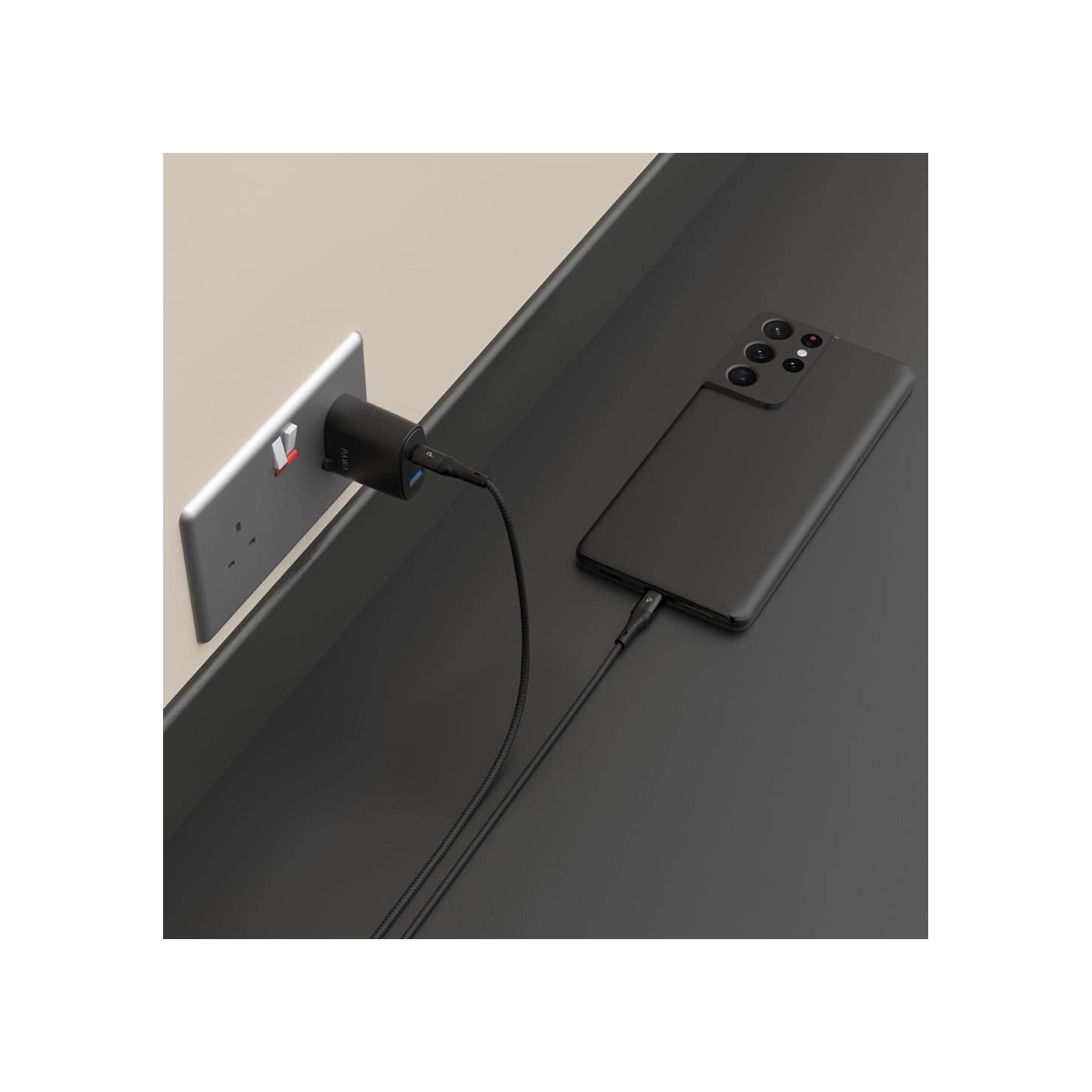 PAWA USB A To USB C Braided Data Cable — image 2