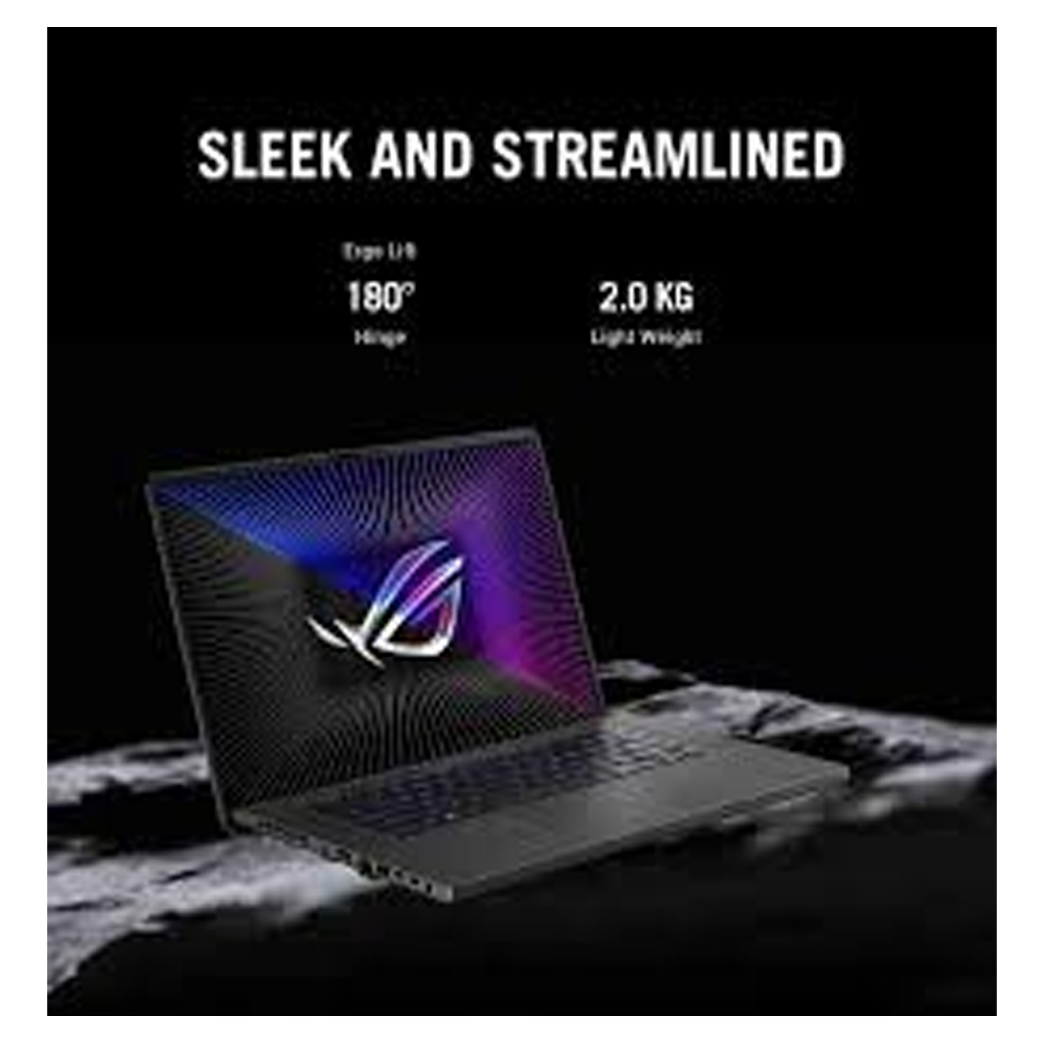 ASUS ROG ZEPHYRUS M16 GU603ZW-K8024W Intel Core i9 12900H 1.8Ghz 32GB RAM 1TB SSD, 16.0" WQXGA 165HZ 8GB NVIDIA Geforce RTX 3070TI Wireless Bluetooth Camera Win 11 Home Eng- Arab Keyboard, Asus Backpack — image 2