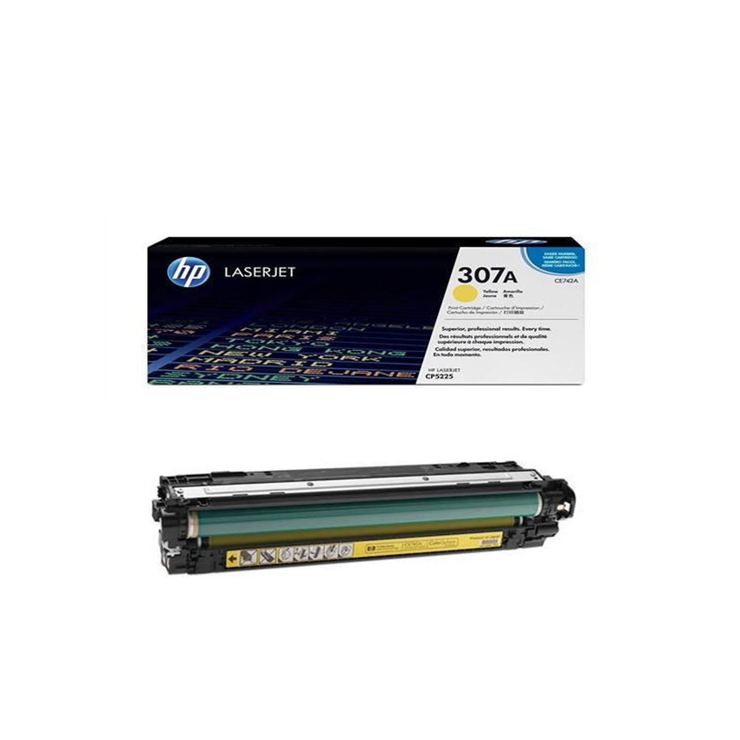 HP Color 307A Yellow LaserJet Print Cartridge | CE742A — image 3