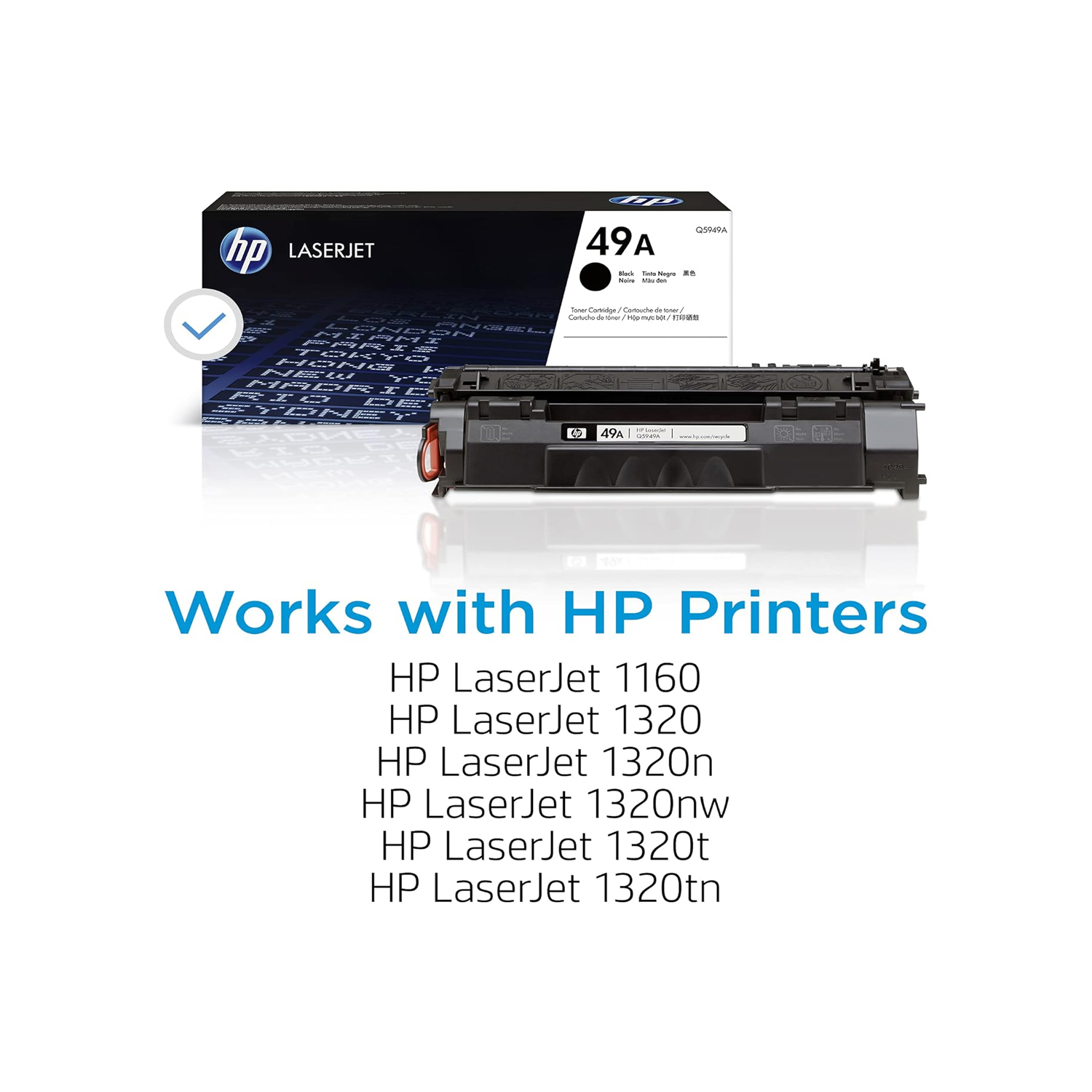 HP 49A Black LaserJet Toner Cartridge — image 2