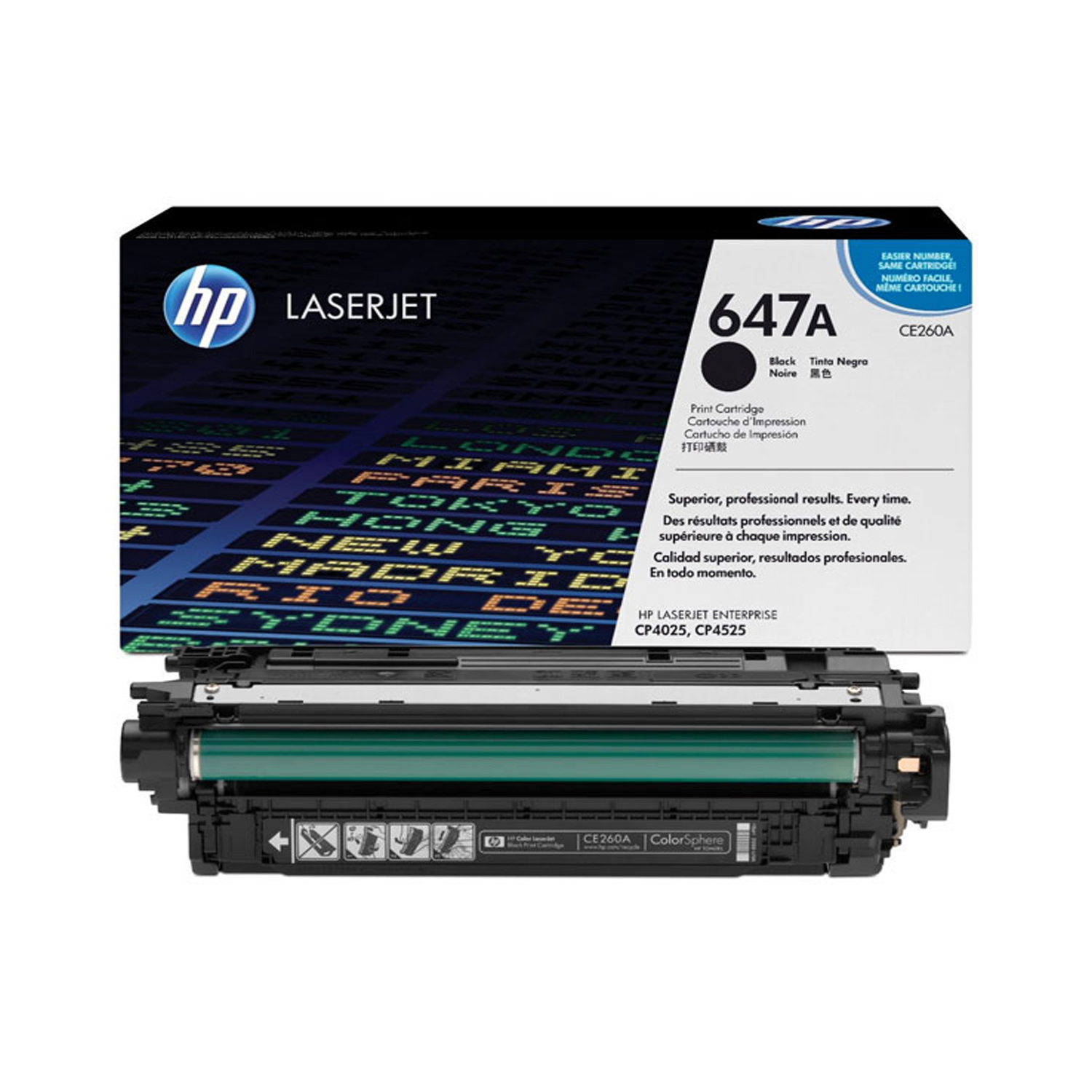 HP 647A Black LaserJet Toner Cartridge I CE260A — image 3