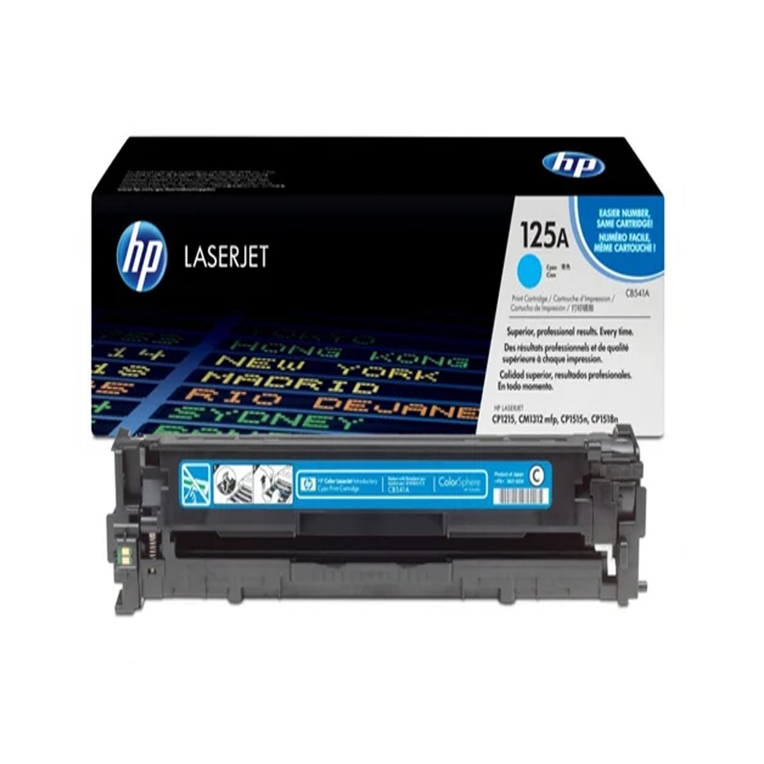 HP 125A Cyan LaserJet Toner Cartridge | CB541A — image 3