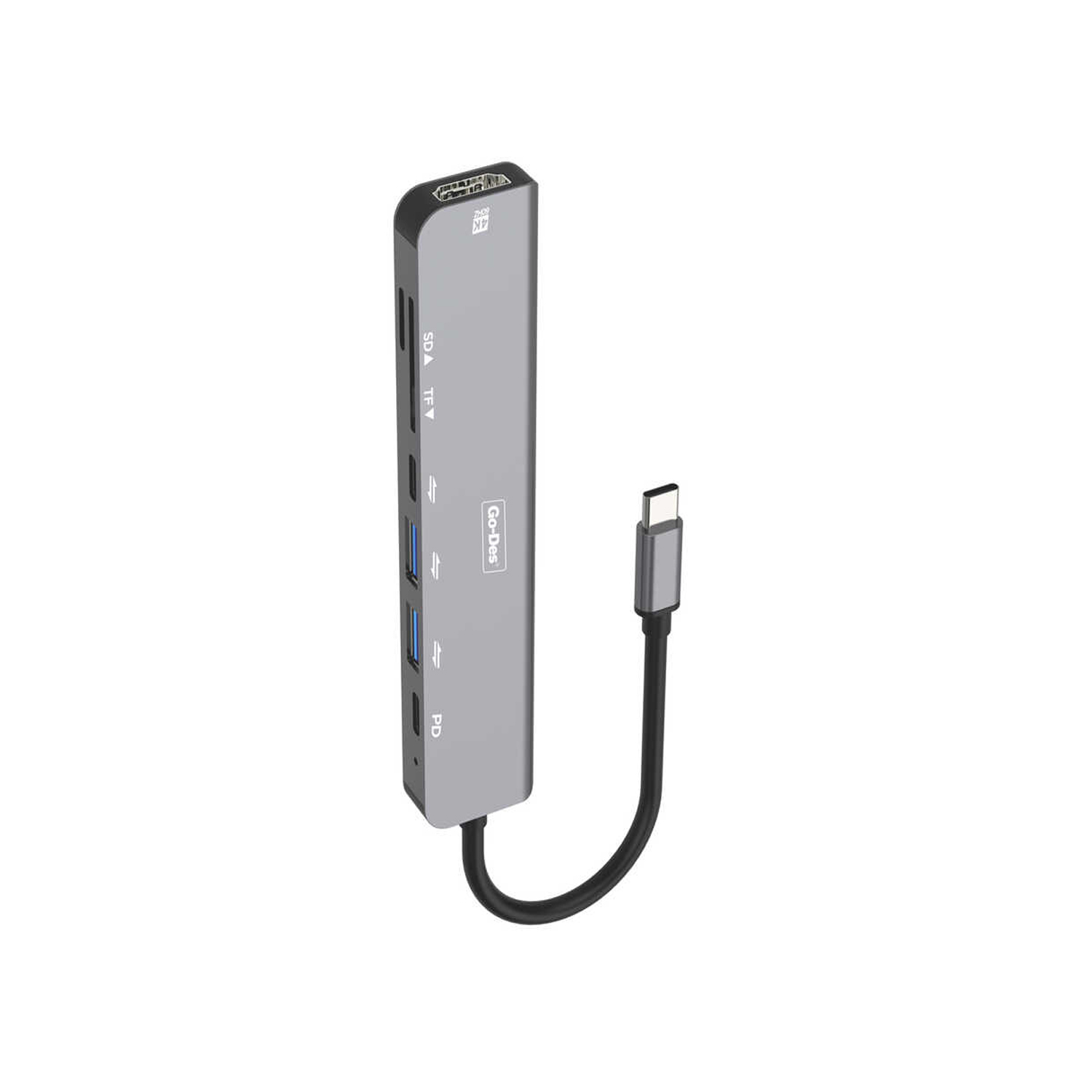 GO DES GD-6831 7 IN 1 USB C Hub Adapter — image 3