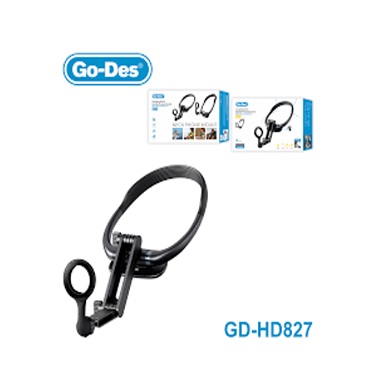GO DES Hanging Neck Mobile Phone Bracket 2 IN 1 GD-HD827 — image 3