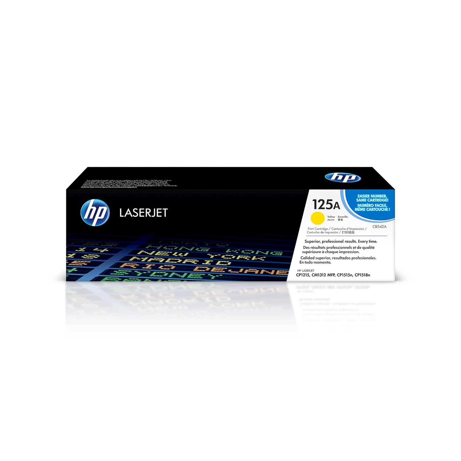 HP 125A Yellow LaserJet Toner Cartridge | CB542A — image 4