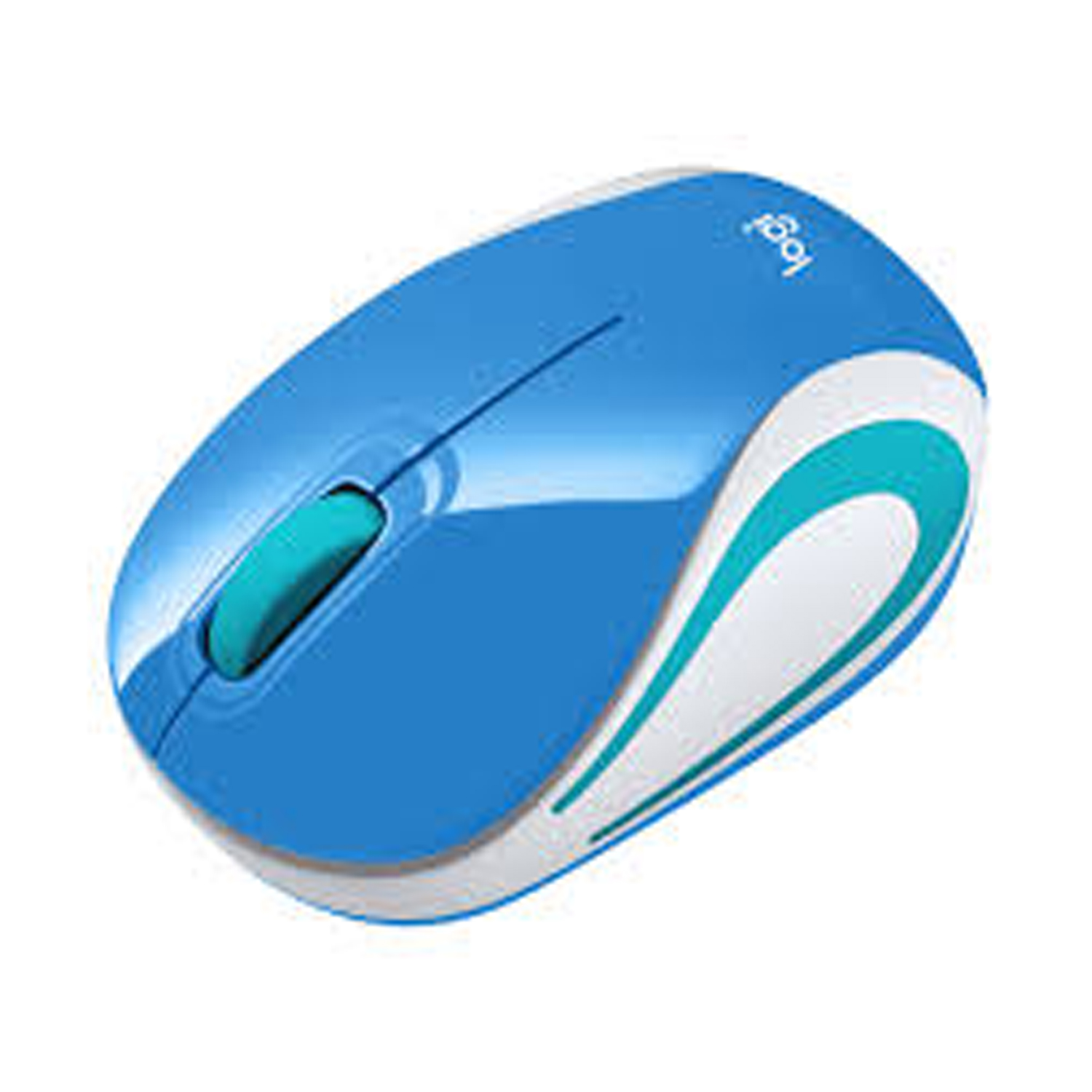 Logitech M187 Mini Wireless Mouse Blue — image 3