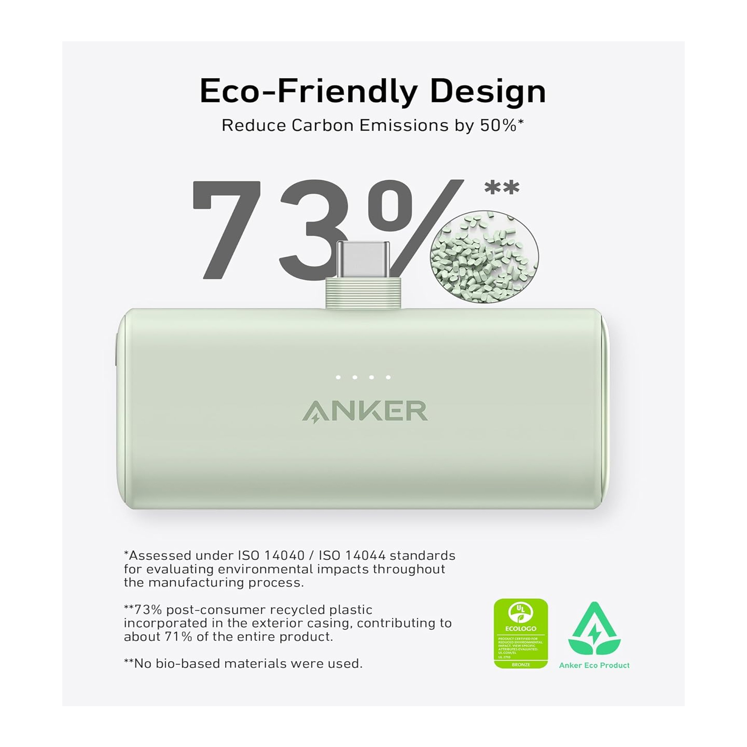 Anker 621 5000MAH Power Bank Built in Lightning Connector WH — image 3