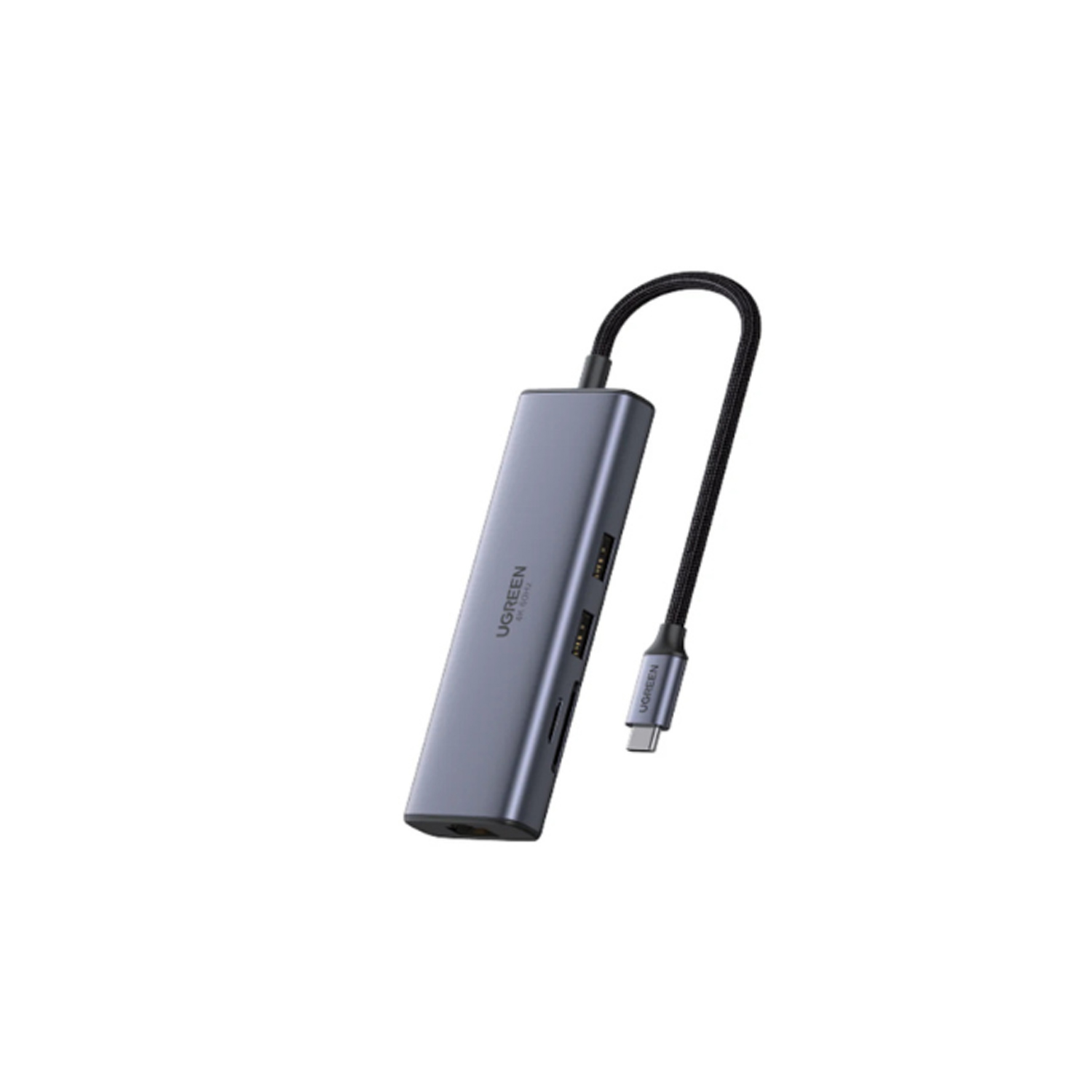 UGreen USB-C 7-IN-1 Multifunction Adapter (Gray) (CM512/90568) — image 1